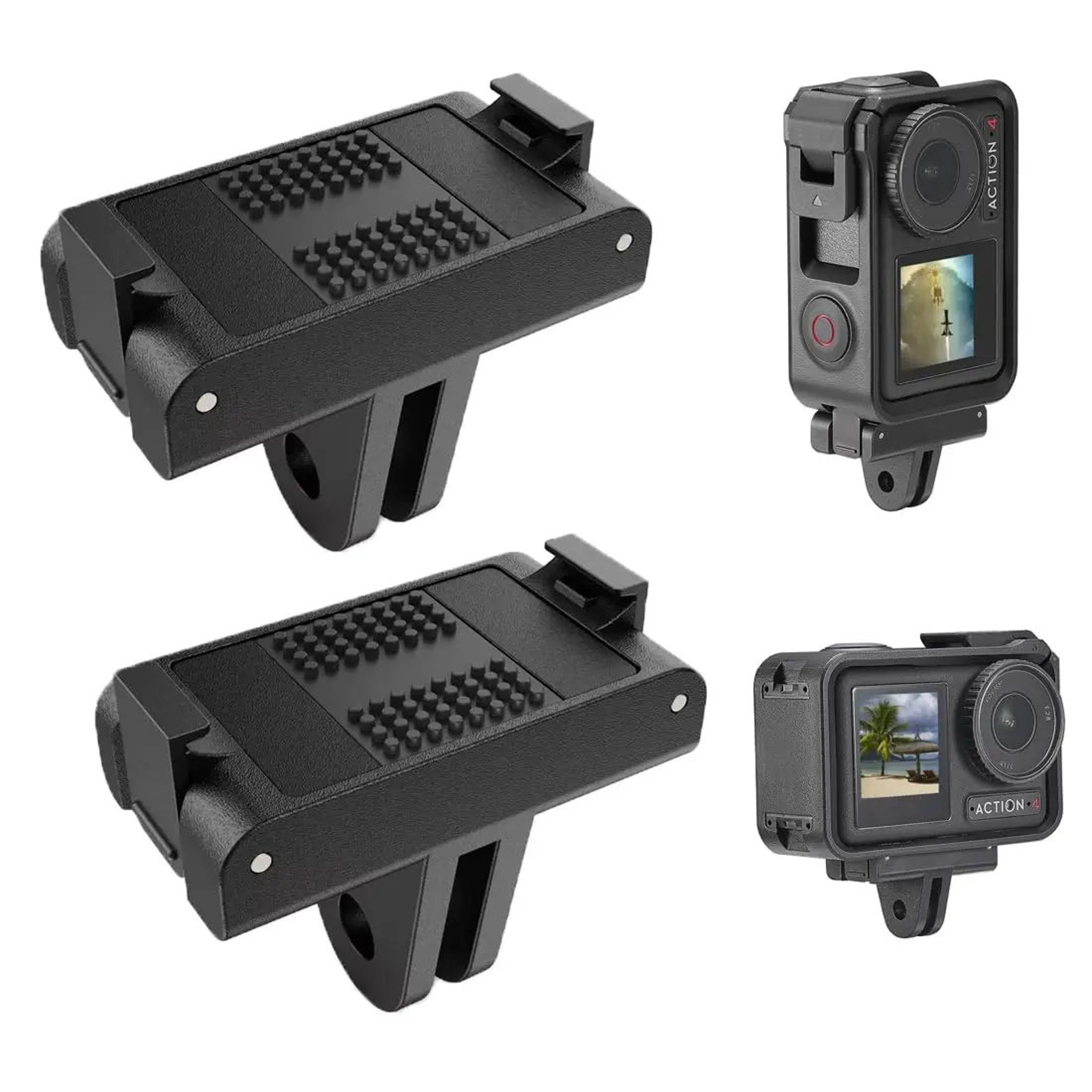Magnetic QuickRelease Adapter Mount Base For DJI Osmo Action 5 Pro43  Osmo 360  Extension Bracket A 0