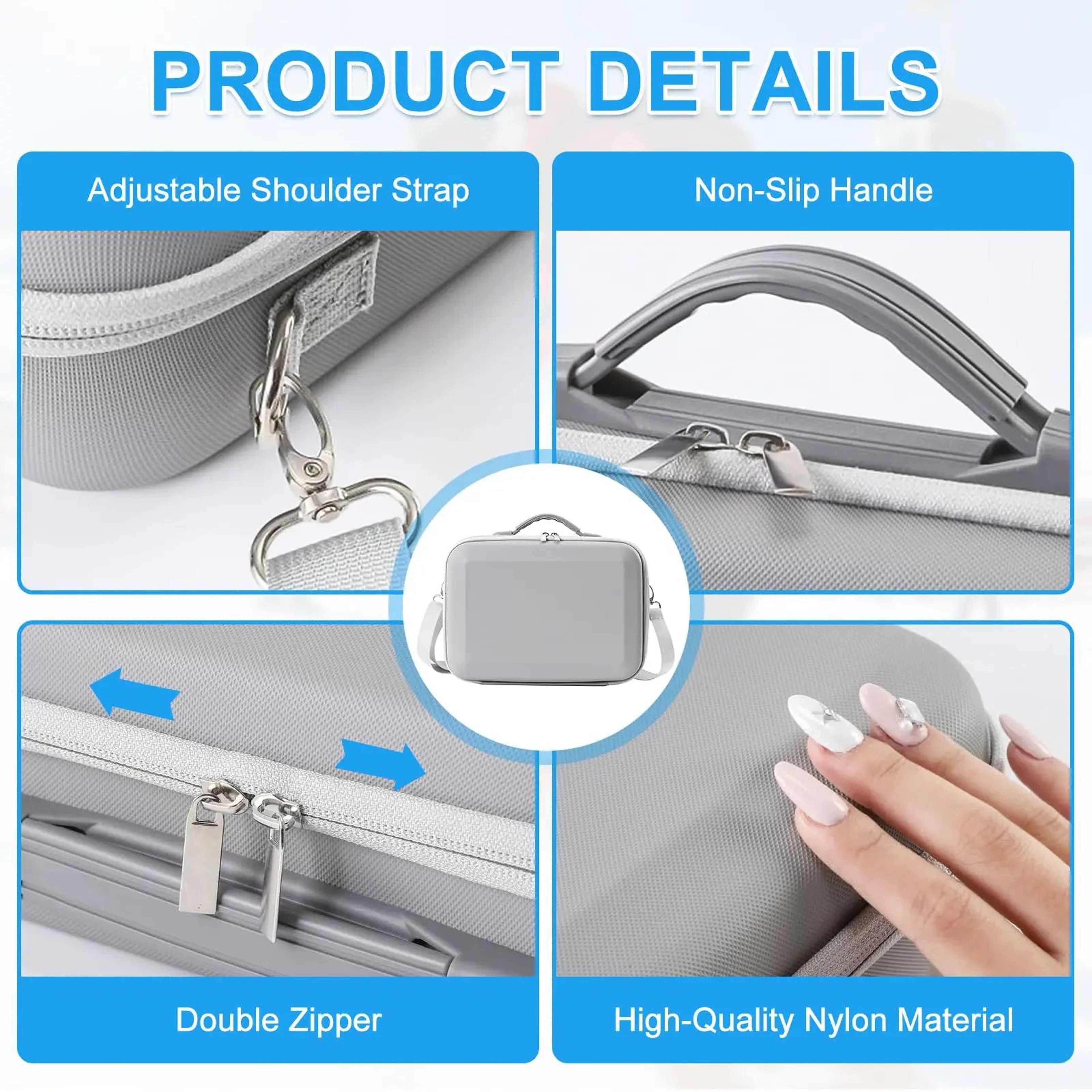 Portable PU Carrying Case For DJI Neo 2  Protective Shoulder Bag Compatible With RCN3RCN  Fly More  4