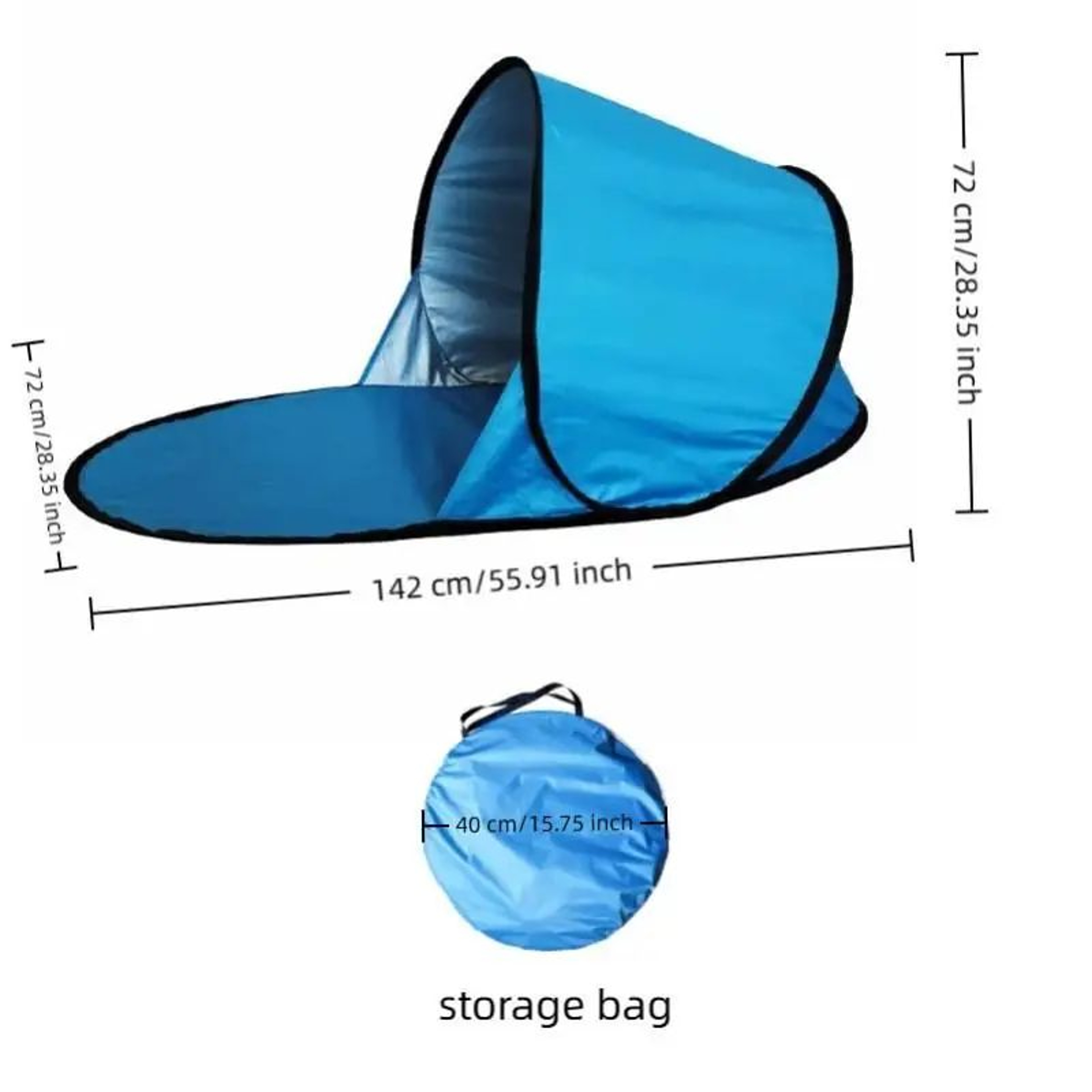 Automatic PopUp Beach Tent  Portable UV Protection Sun Shelter For Camping Fishing Picnics  Outdoor 6