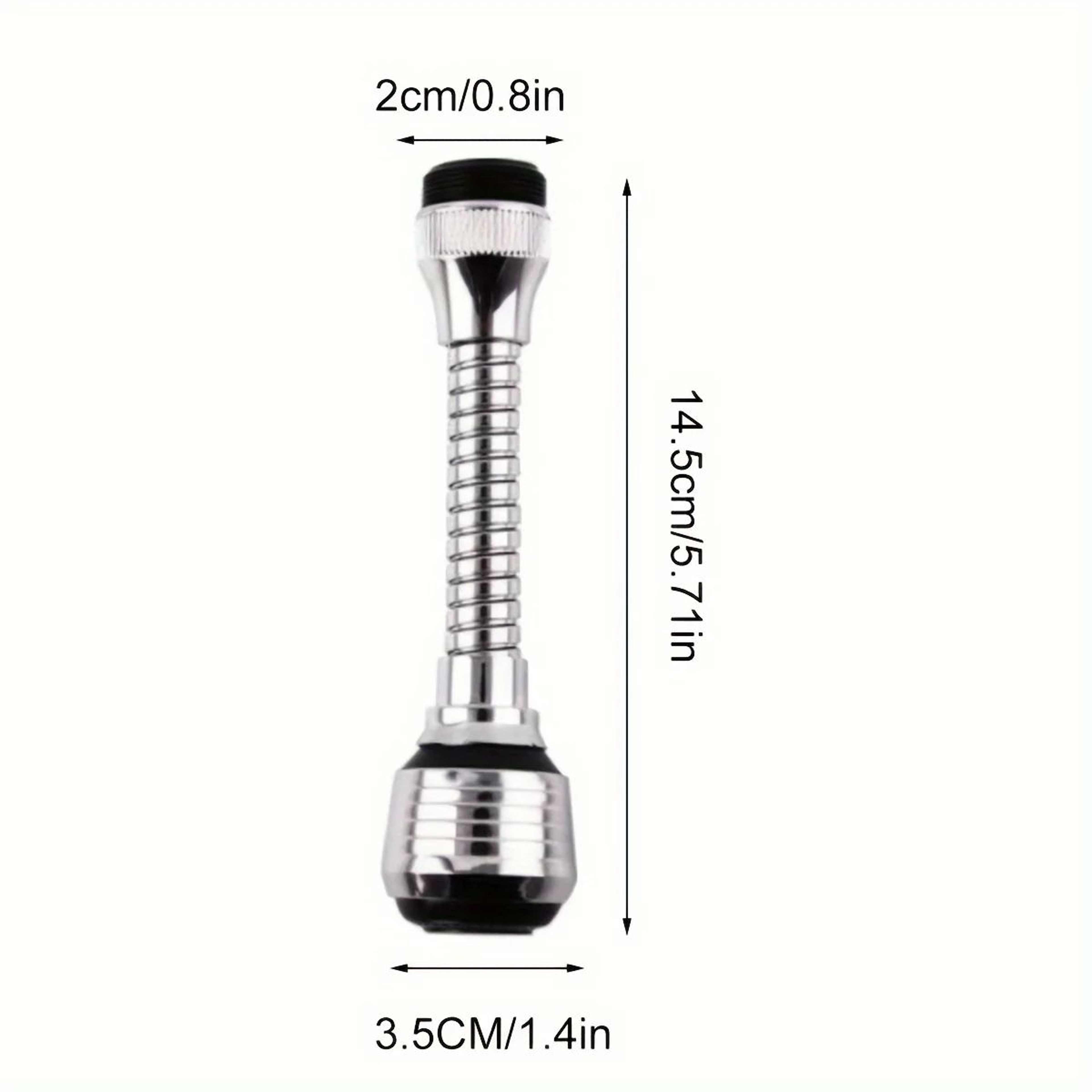 360 Rotating Faucet Extender  Universal AntiSplash Kitchen Faucet Aerator Water Saving Swivel Spray 1