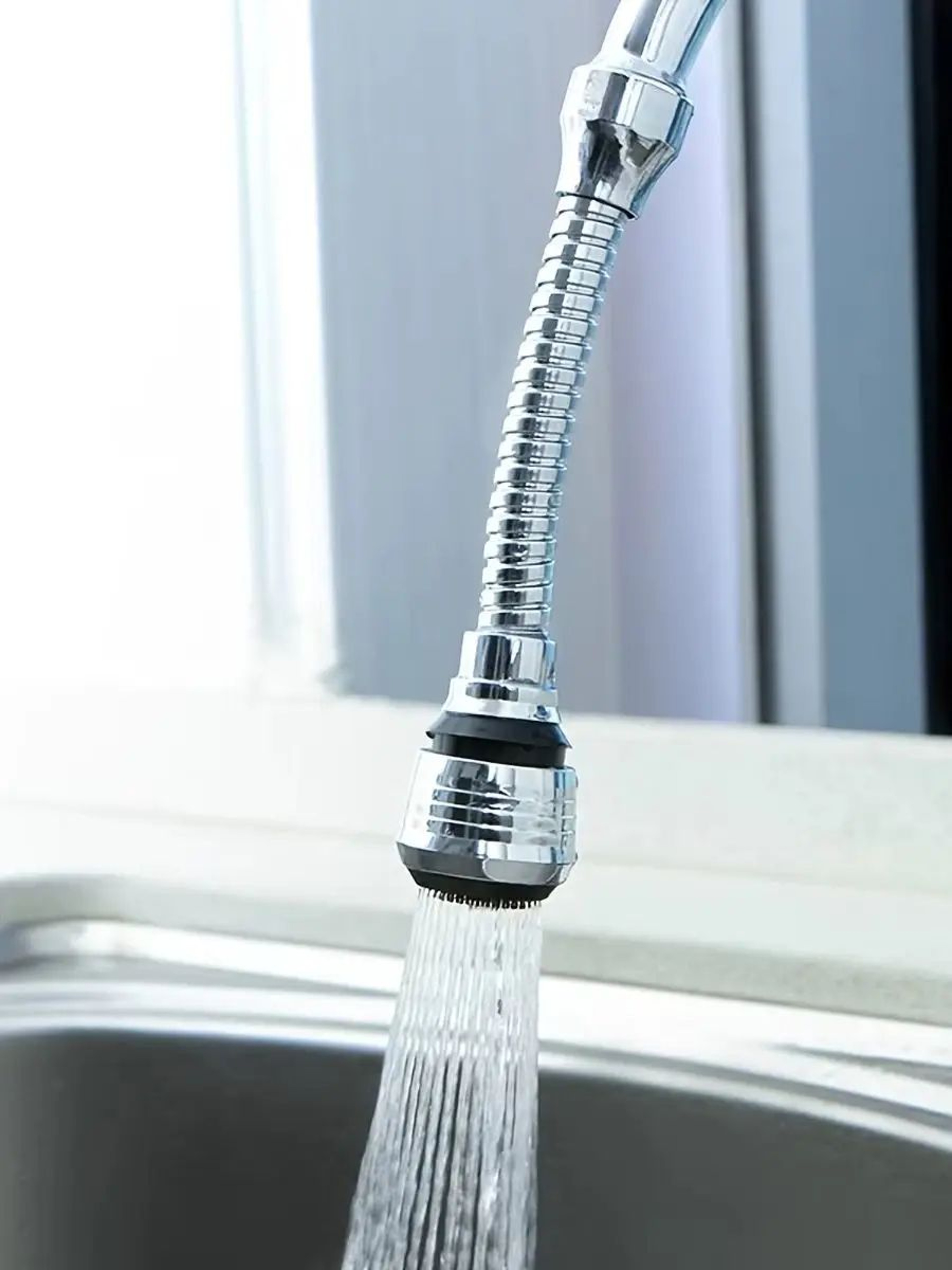 360 Rotating Faucet Extender  Universal AntiSplash Kitchen Faucet Aerator Water Saving Swivel Spray 0