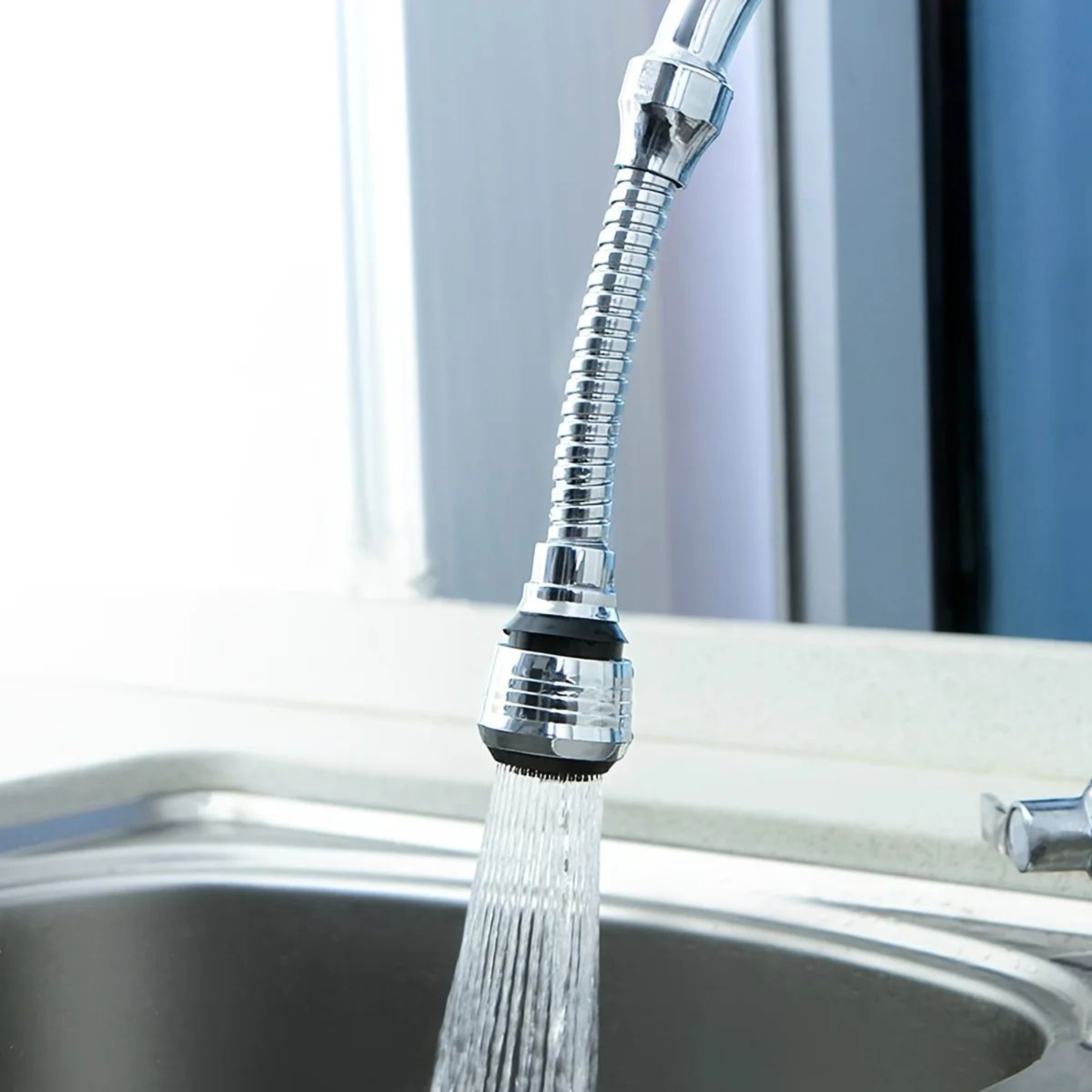 360 Rotating Faucet Extender  Universal AntiSplash Kitchen Faucet Aerator Water Saving Swivel Spray 3