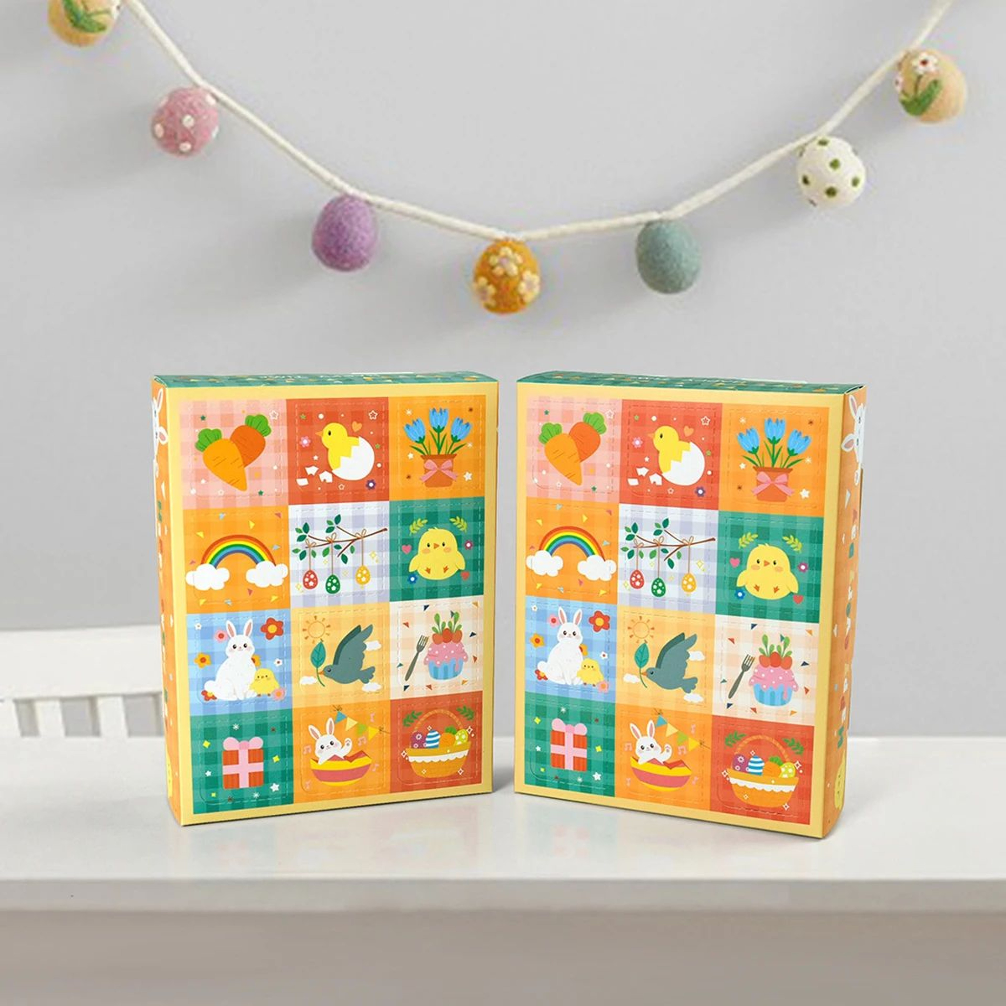 Easter Surprise Egg Blind Box  12Grid Fillable Candy  Toy Gift Boxes For Egg Hunts Party Favors  De 3
