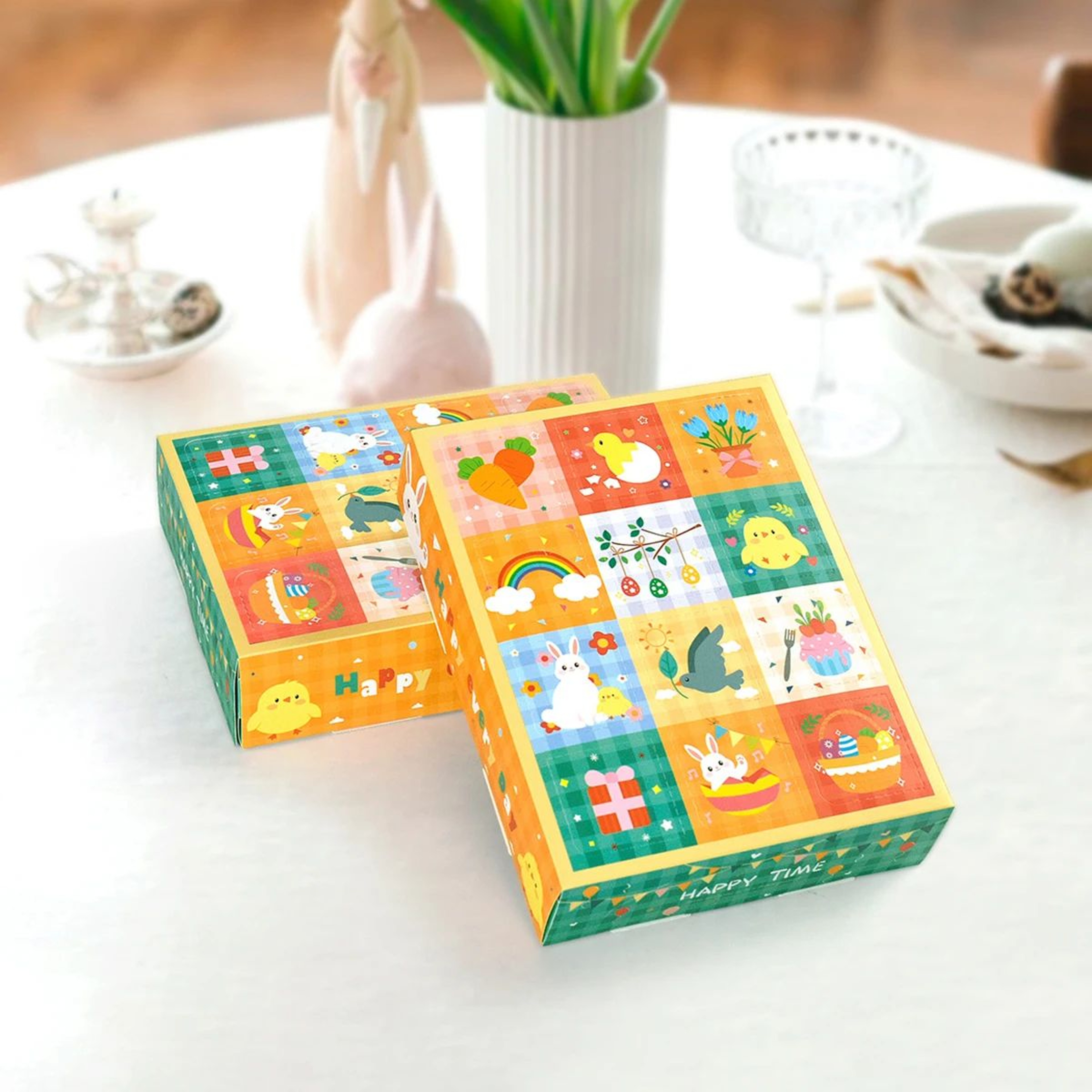 Easter Surprise Egg Blind Box  12Grid Fillable Candy  Toy Gift Boxes For Egg Hunts Party Favors  De 0