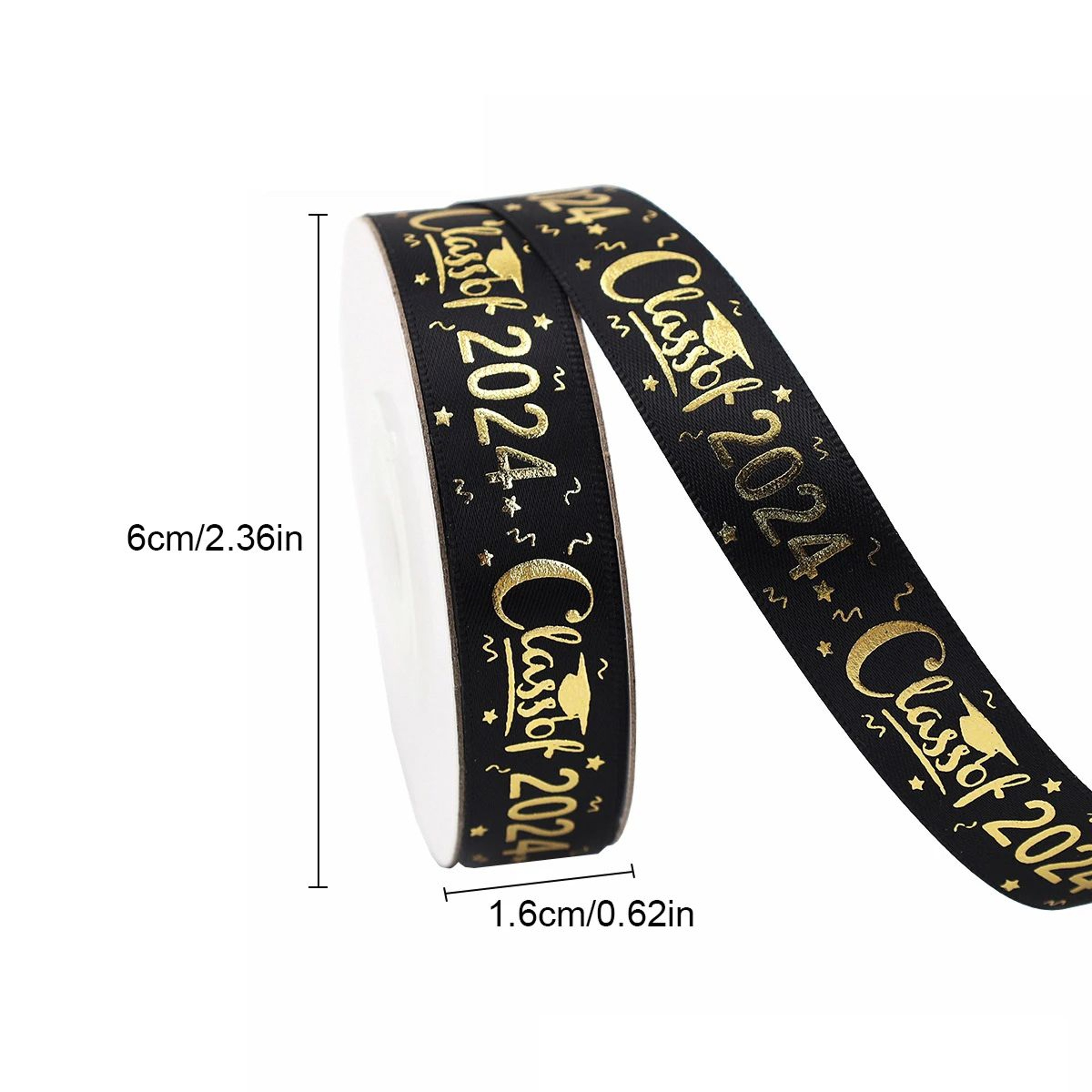 Graduation Gift Packaging Ribbon  Polyester Bouquet Wrapping Ribbon For Graduation Party  Gift Deco