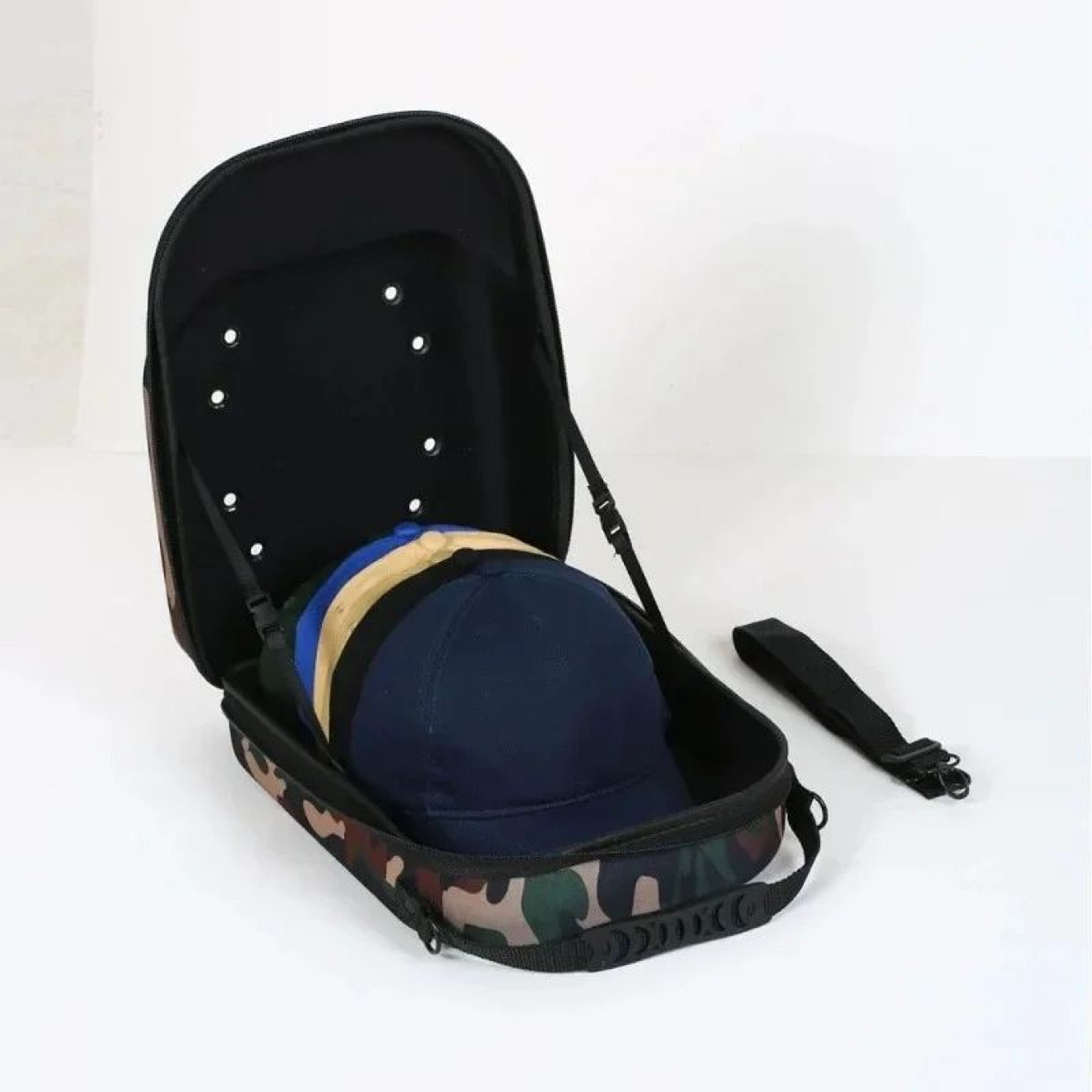 EVA Baseball Cap Carrying Case  Hard Shell Hat Storage Travel Bag For Baseball Caps  Snapback Hats 4
