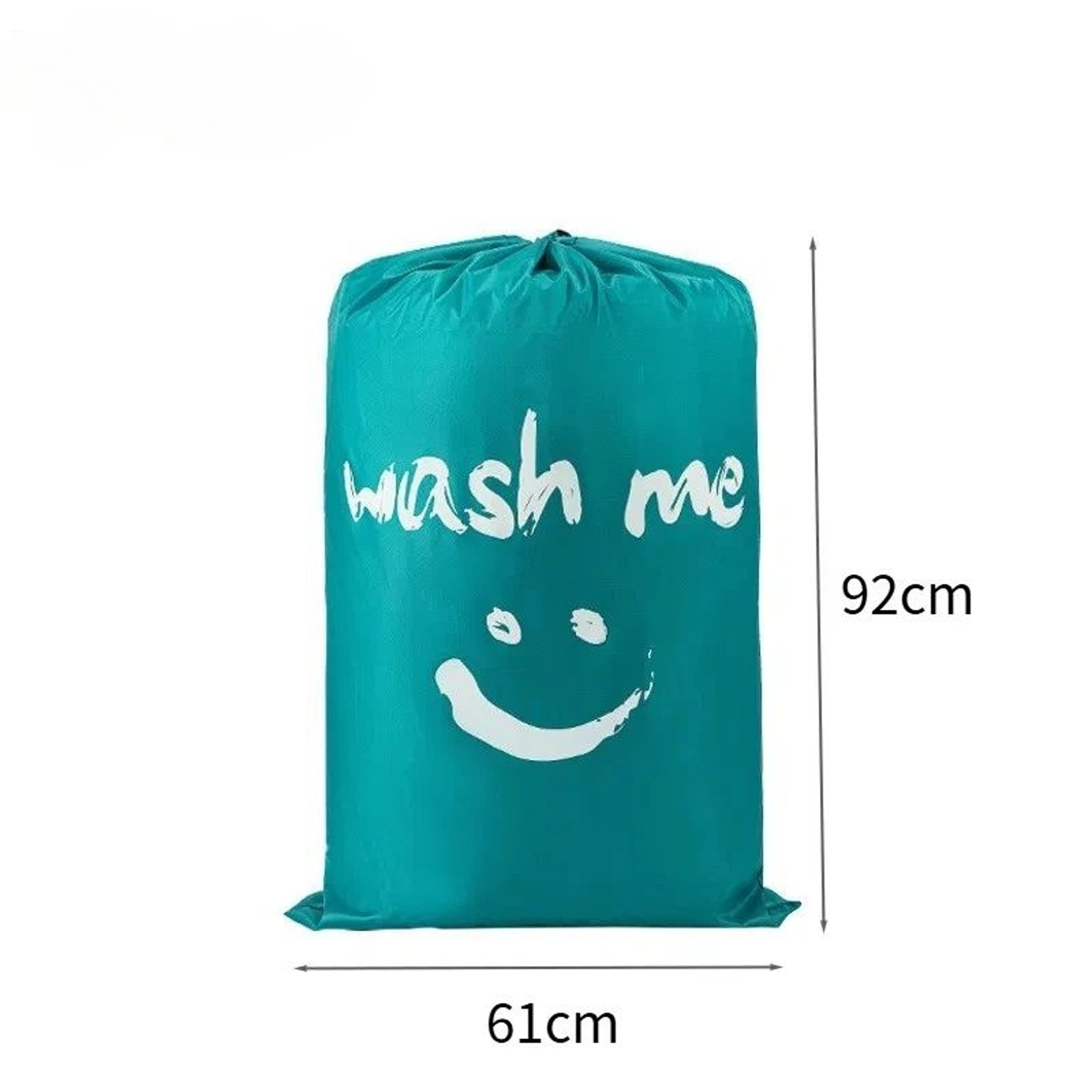 Smiley Face Drawstring Laundry Bag  Nylon Clothes Storage Bag For Travel Dorm  Home Organization 6
