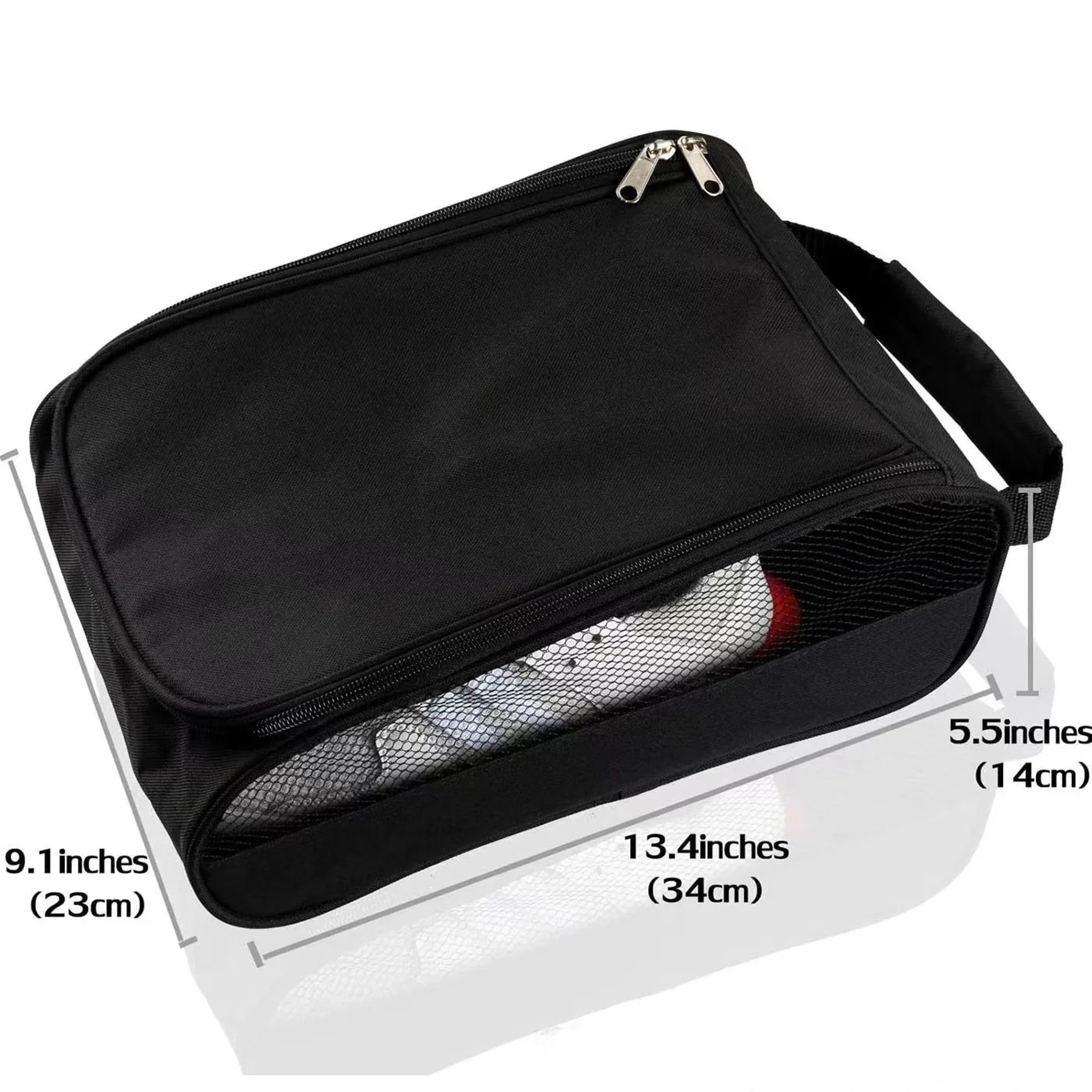 Lightweight Golf Shoe Storage Bag  Portable Terylene Carry Bag With Handle For Golf Shoes  Travel 3