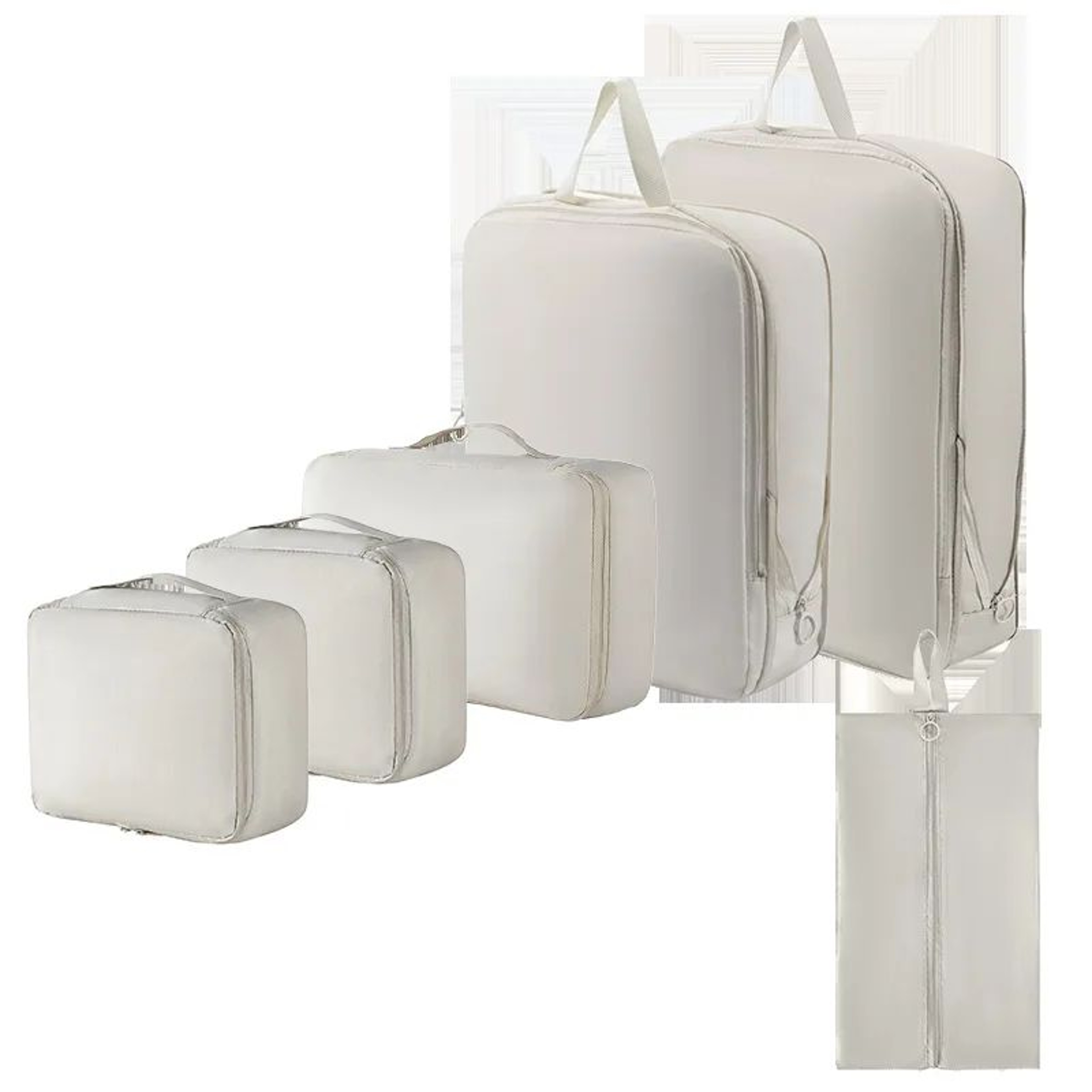 6pcs Waterproof Travel Storage Bag Set  Packing Cubes Shoe Bag  Makeup Organizer For Suitcase Lugga 4