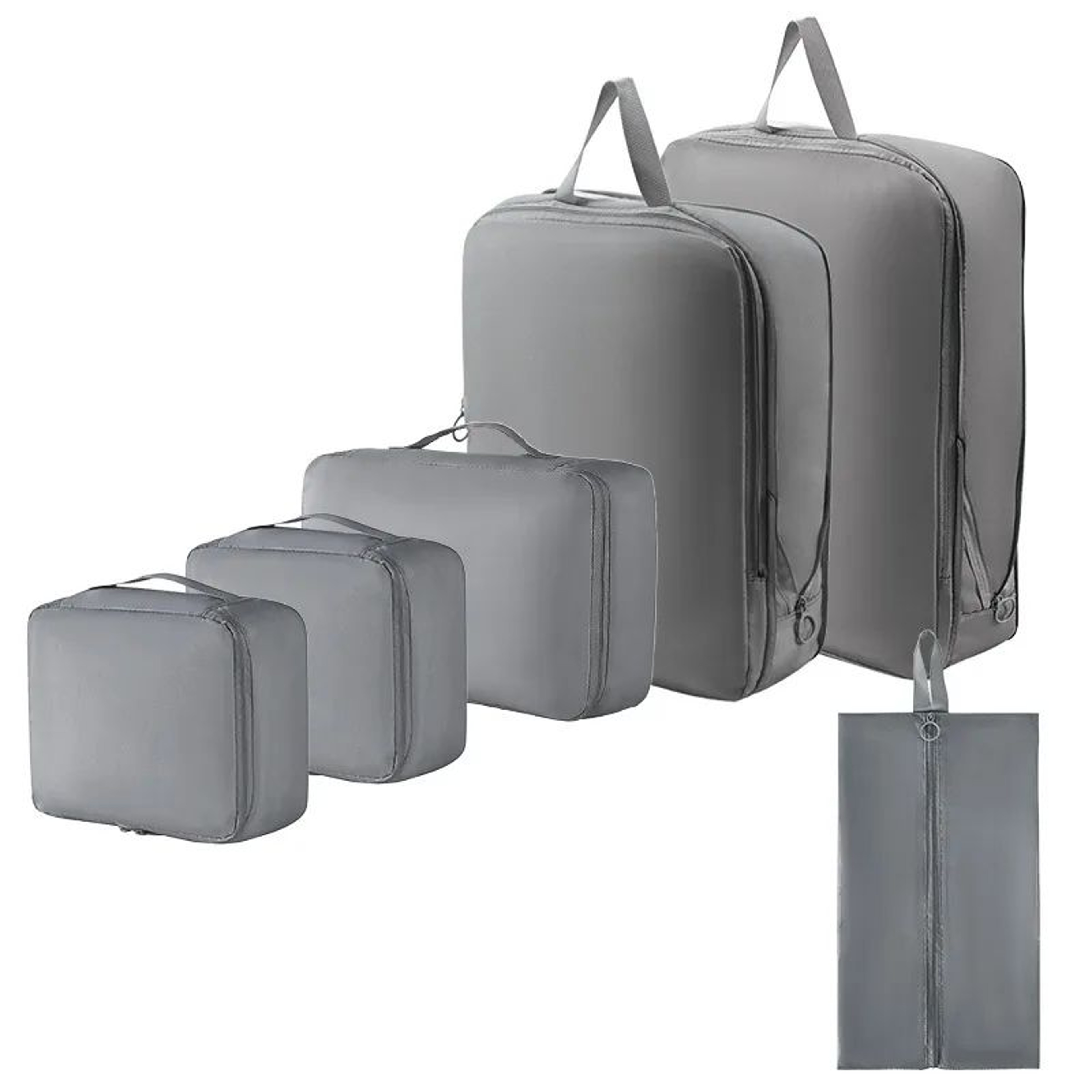 6pcs Waterproof Travel Storage Bag Set  Packing Cubes Shoe Bag  Makeup Organizer For Suitcase Lugga 9