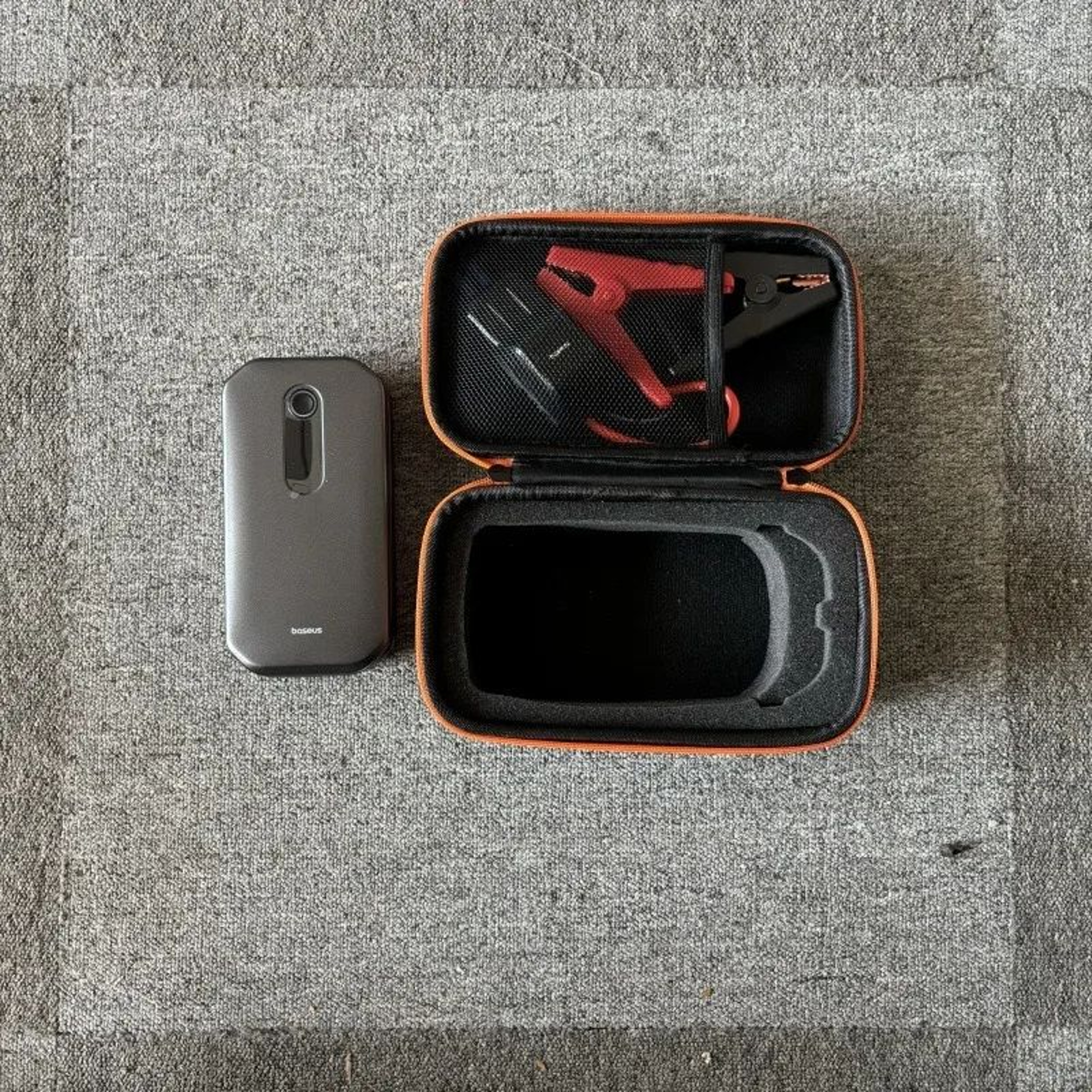Portable EVA Travel Storage Case  Hard Shell Carrying Bag For Car Jump Starter Battery Charger  Pow 3