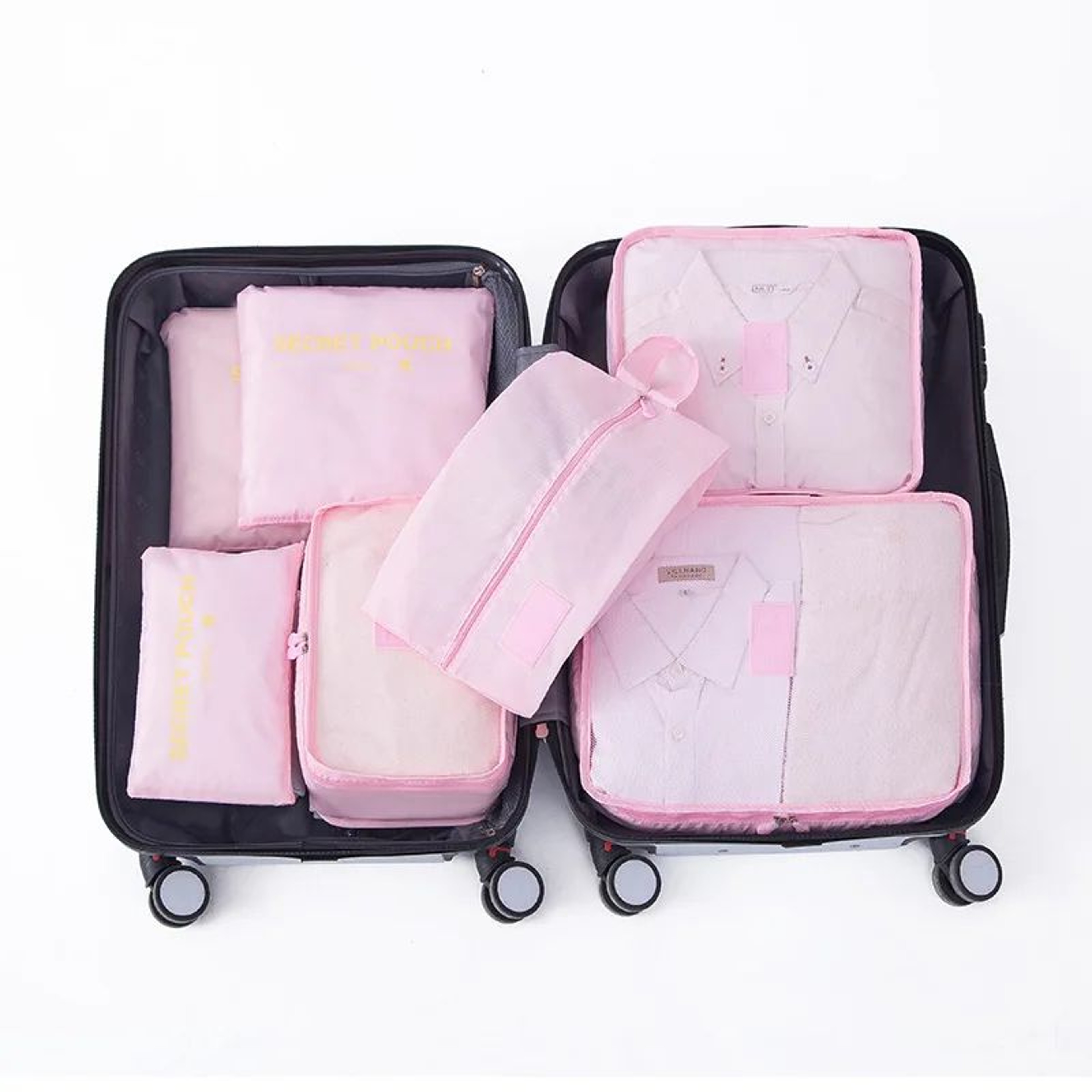 7pcs Ravel Packing Cubes Set  Large Capacity Luggage Organizer Bags For Clothes Shoes  Suitcase Sto 4