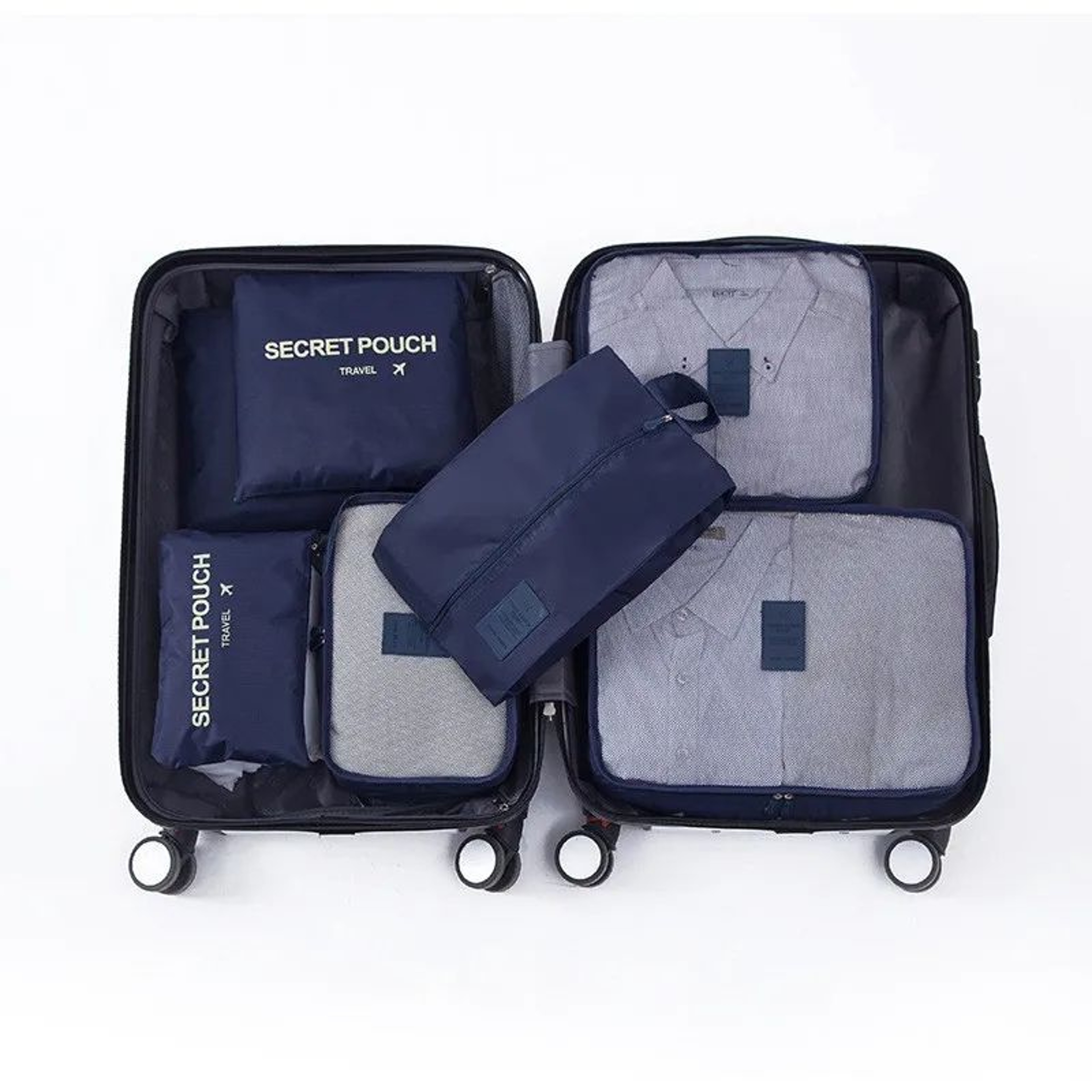 7pcs Ravel Packing Cubes Set  Large Capacity Luggage Organizer Bags For Clothes Shoes  Suitcase Sto 7