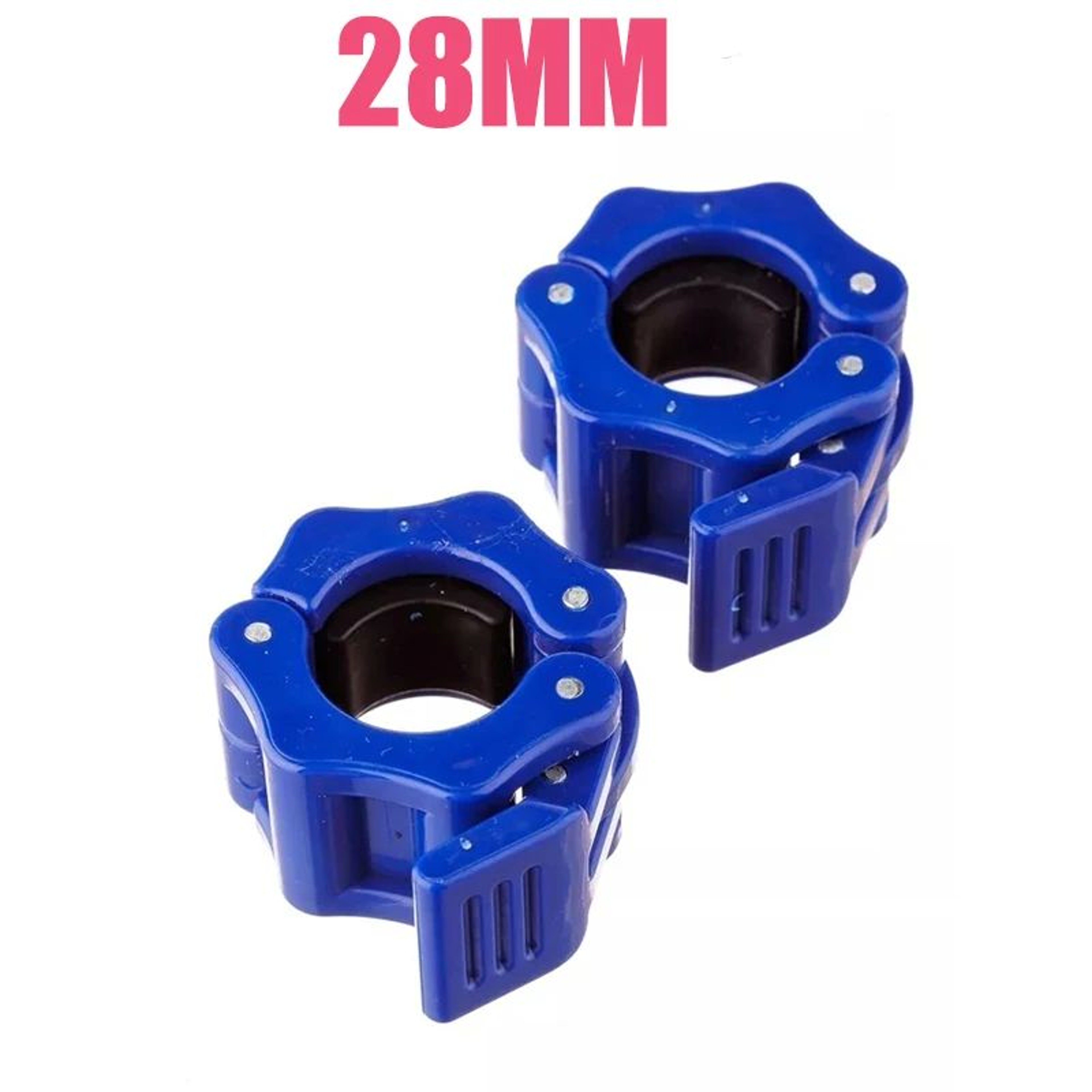 2pcs Quick Release Barbell Clamps  ABS Weight Bar Lock Collars For 25 Mm 28 Mm  30 Mm Barbells 6