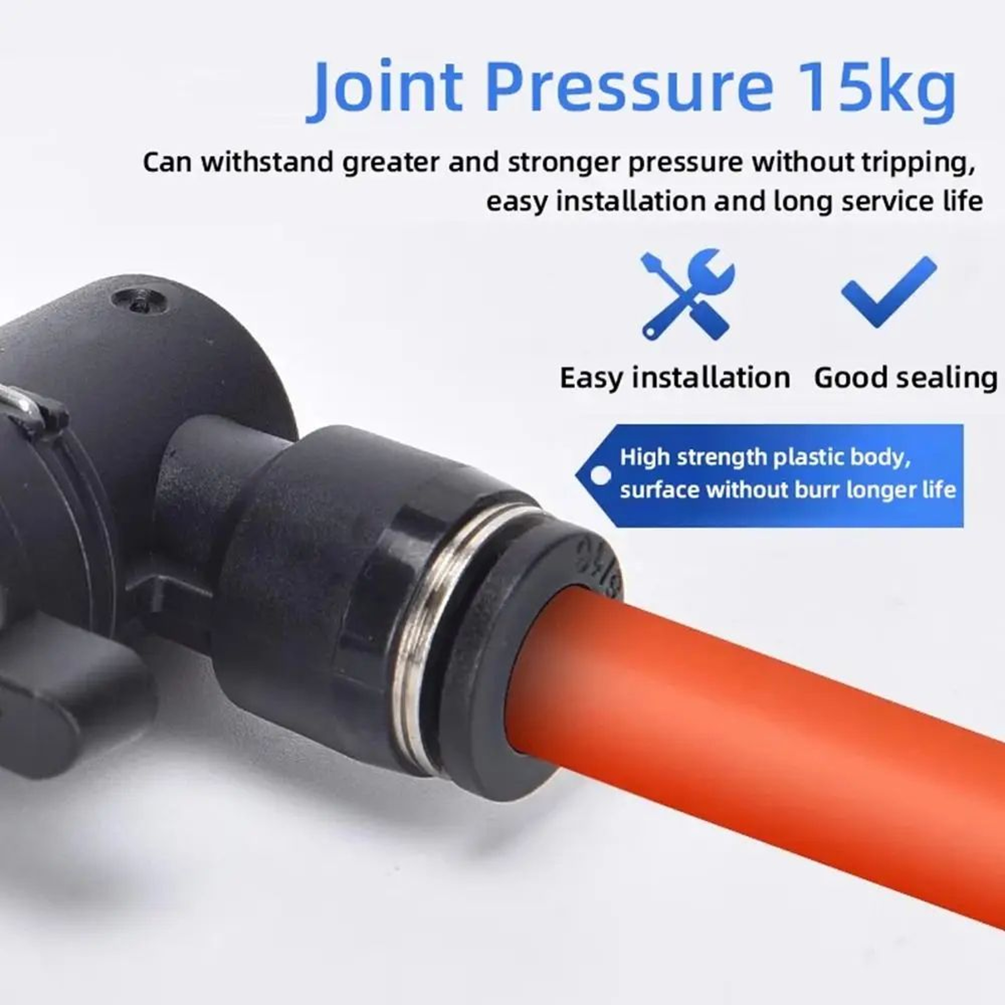 Plastic Pneumatic Hand Valve  PushtoConnect Air Flow Control Ball Valve For 4 Mm 6 Mm  8 Mm Tubing 2