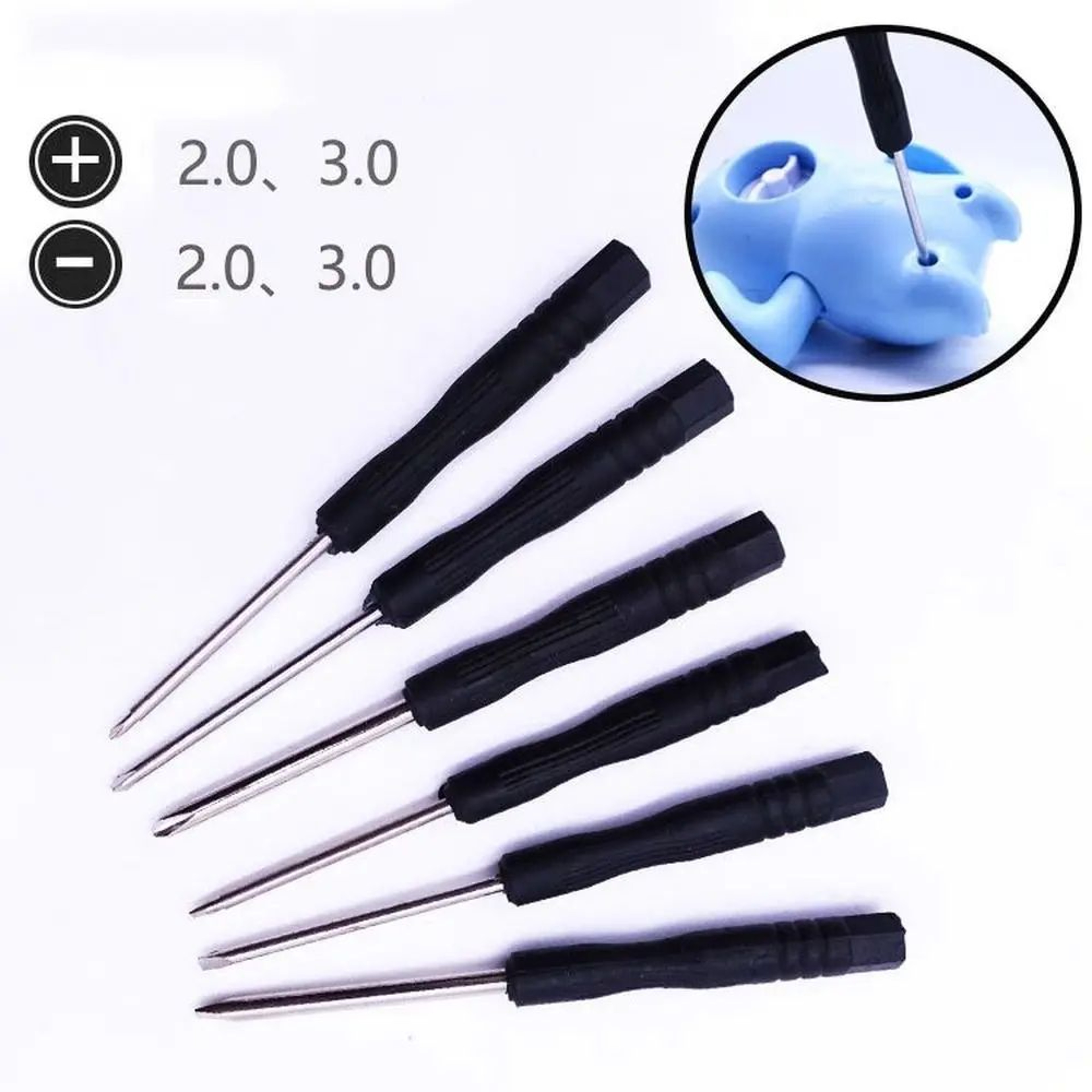 10pcs Mini Precision Screwdriver Set  2 Mm  3 Mm Slotted Phillips Repair Tools For Phones Electroni 0