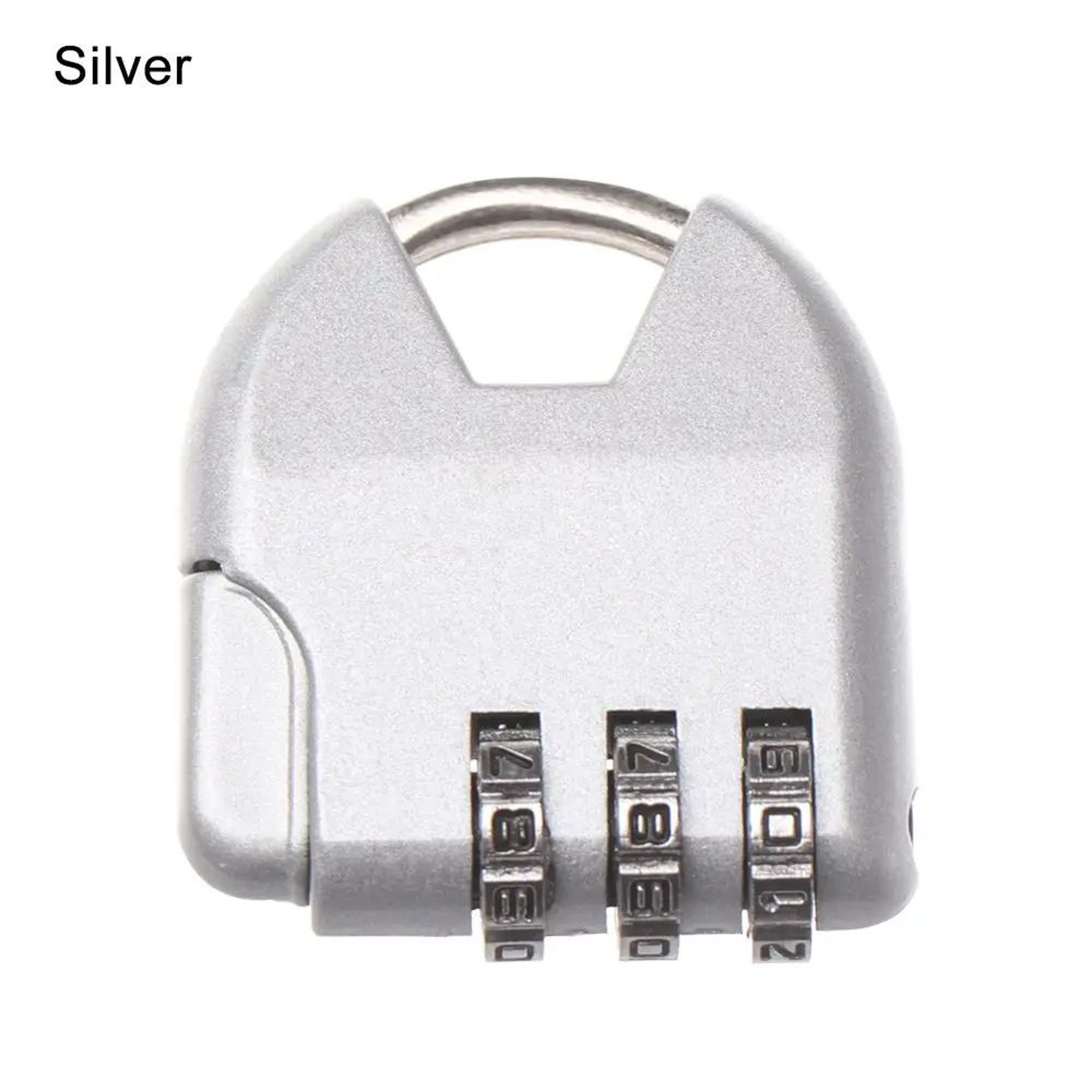 3Digit Combination Padlock  Resettable Zinc Alloy Mini Security Lock For Luggage Suitcase Gym Locke 11