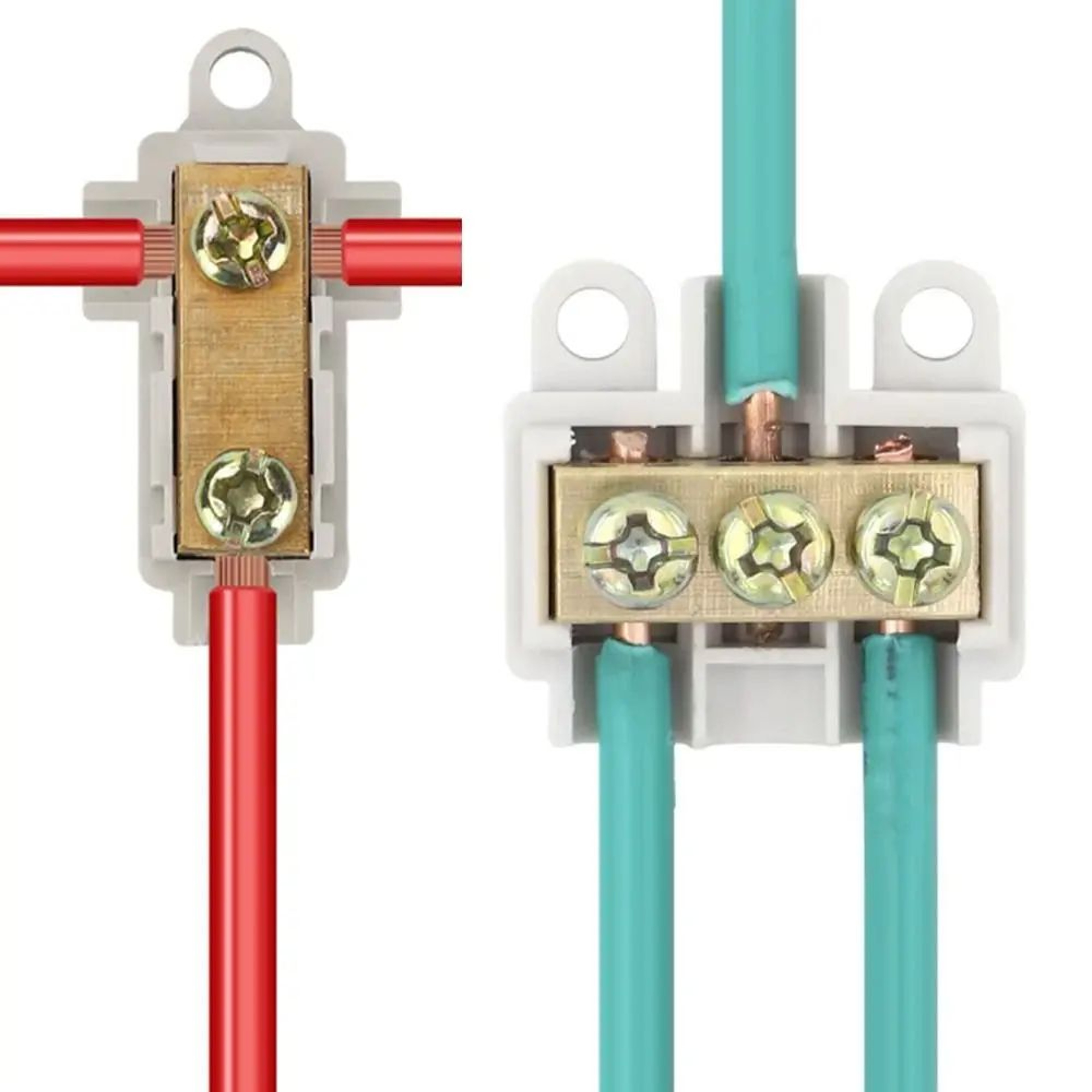 40A TType Branch Wiring Terminal Block  Quick Wire Connector Splitter Junction Box For Electrical C 3