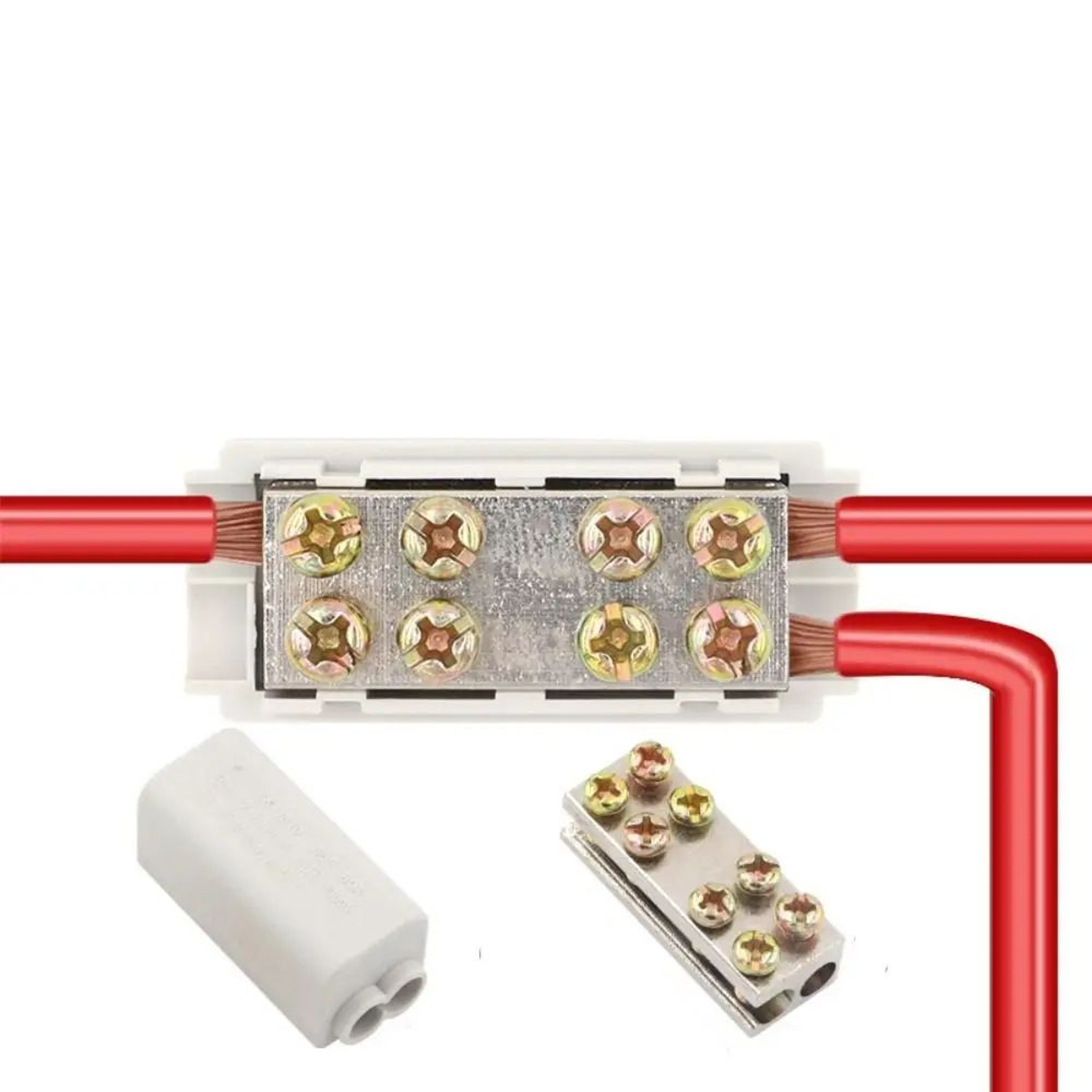 40A TType Branch Wiring Terminal Block  Quick Wire Connector Splitter Junction Box For Electrical C 11