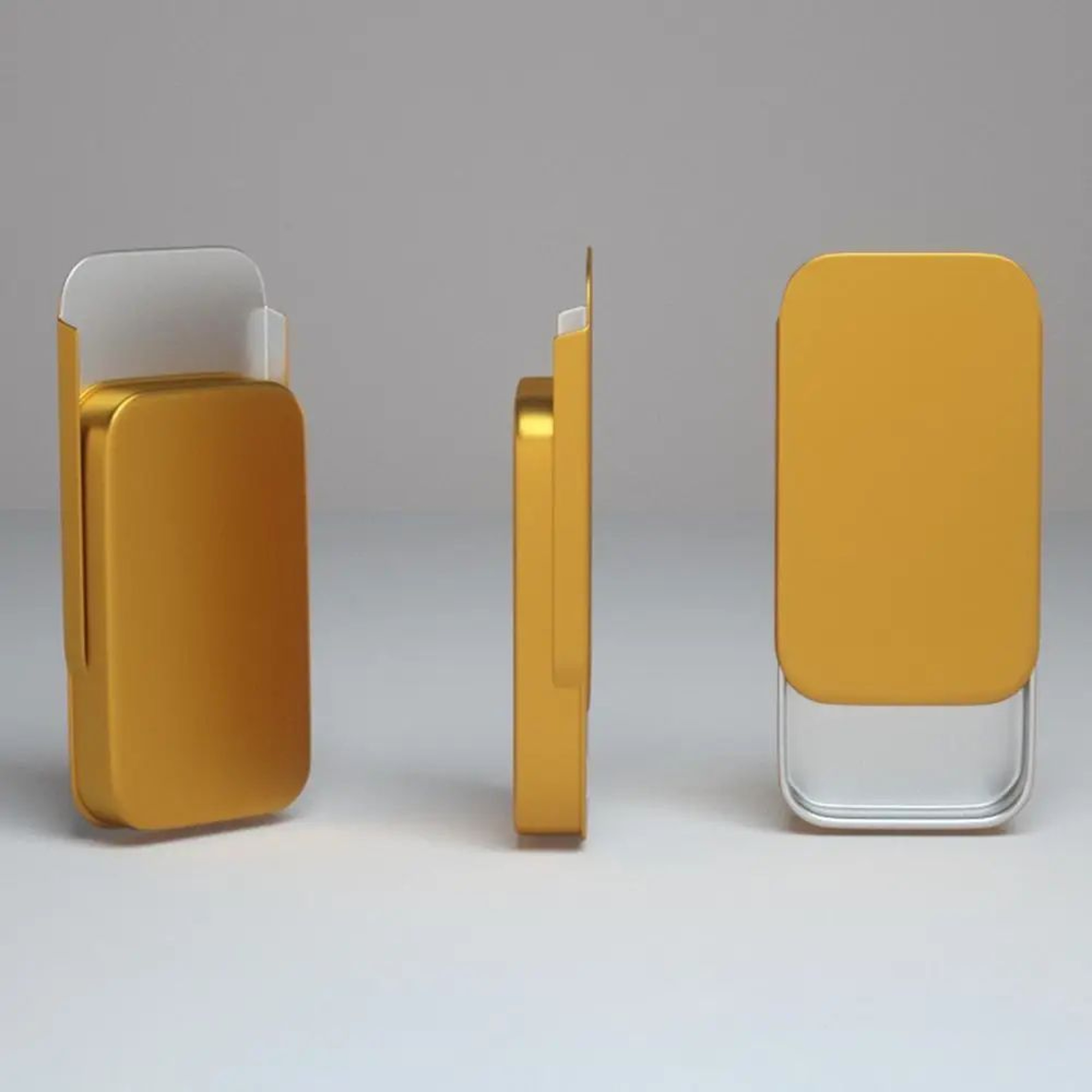 Rectangular Sliding Tin Storage Box  Metal Push Pull Mini Container For Candy Pills Balm  Small Acc 4