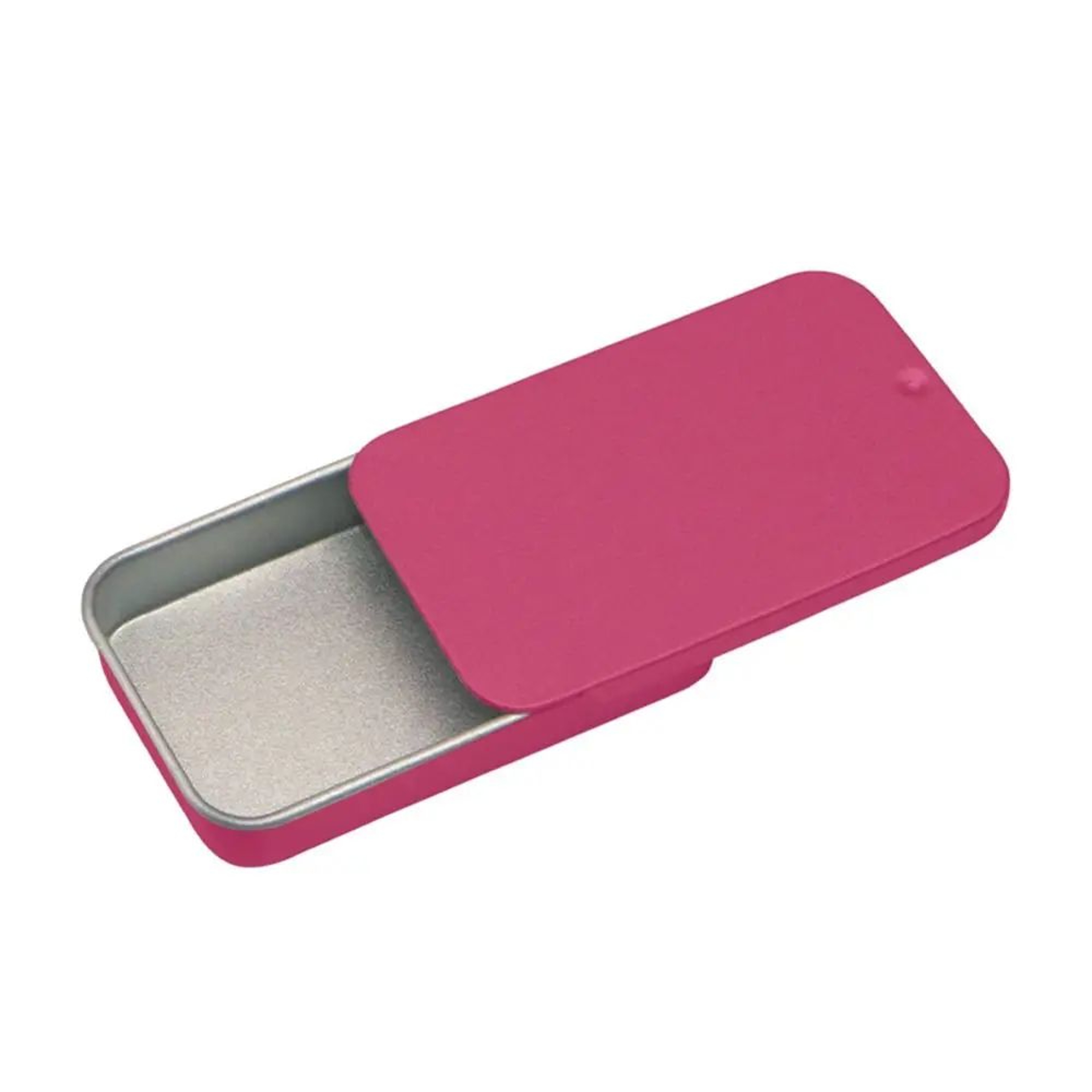 Rectangular Sliding Tin Storage Box  Metal Push Pull Mini Container For Candy Pills Balm  Small Acc 13
