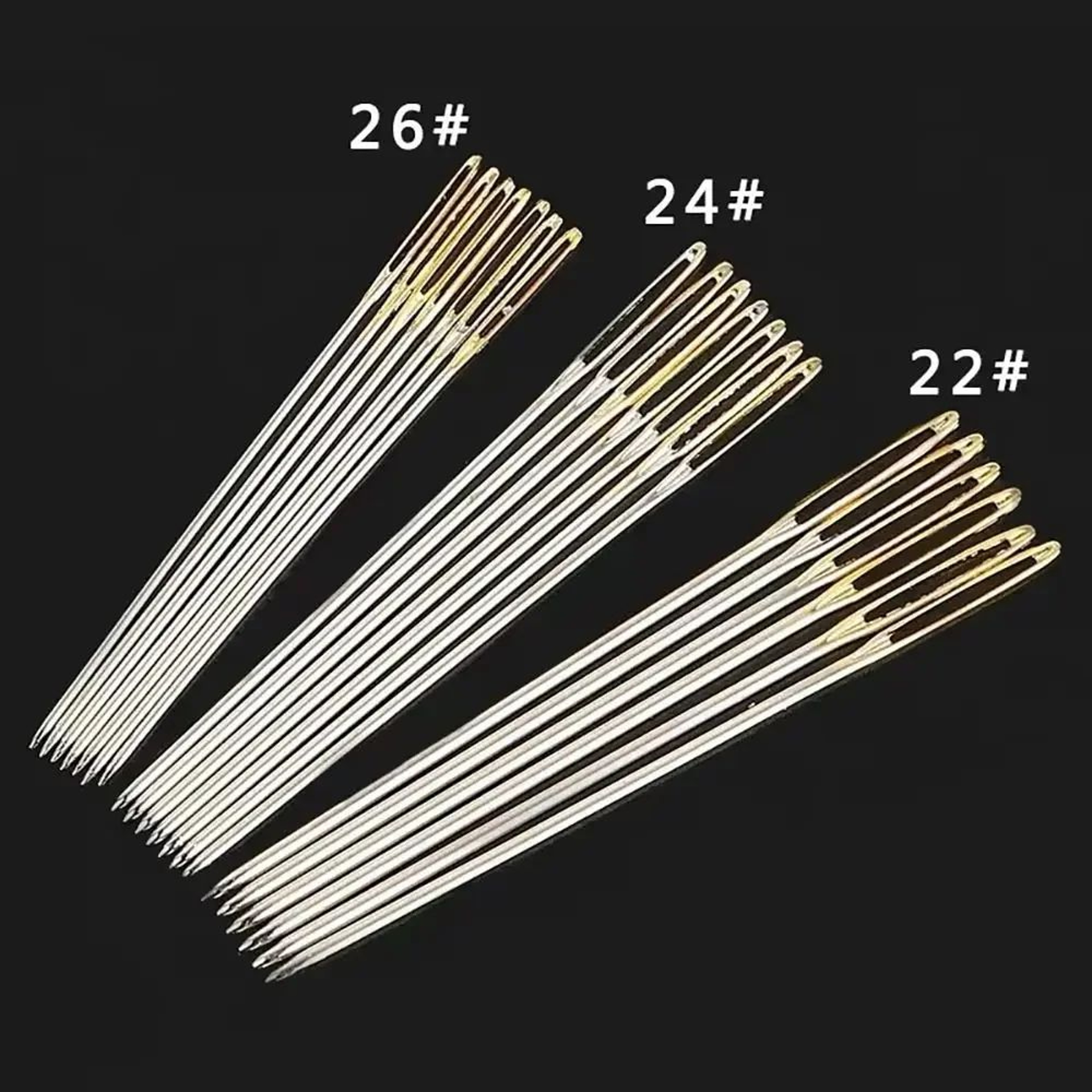 100pcs Stainless Steel Sewing Needles Set  MultiSize Embroidery Cross Stitch  Hand Sewing Needles 2 1