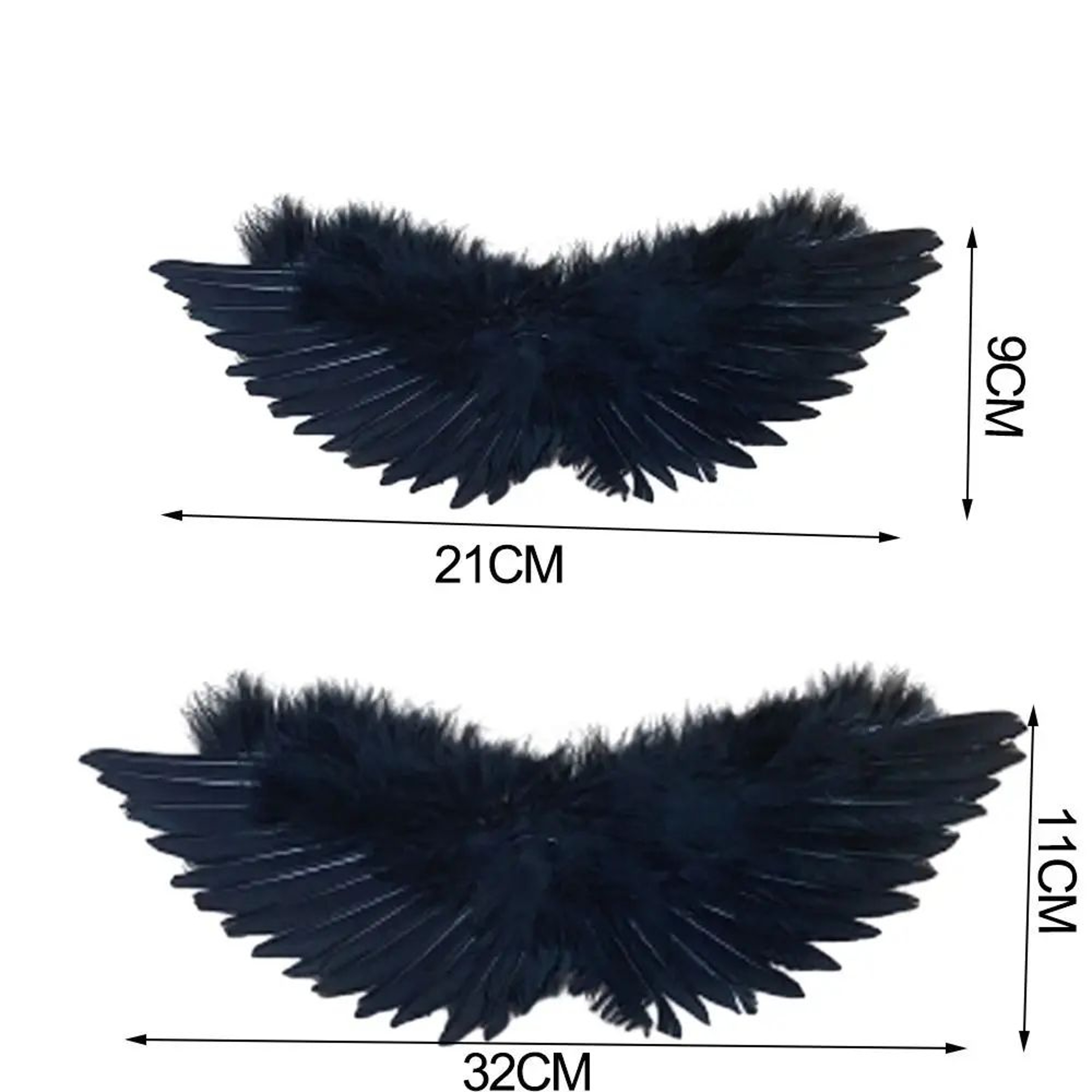 Mini Angel Feather Wings  Lightweight Costume Wings For Christmas Halloween Cosplay  Party DressUp 5
