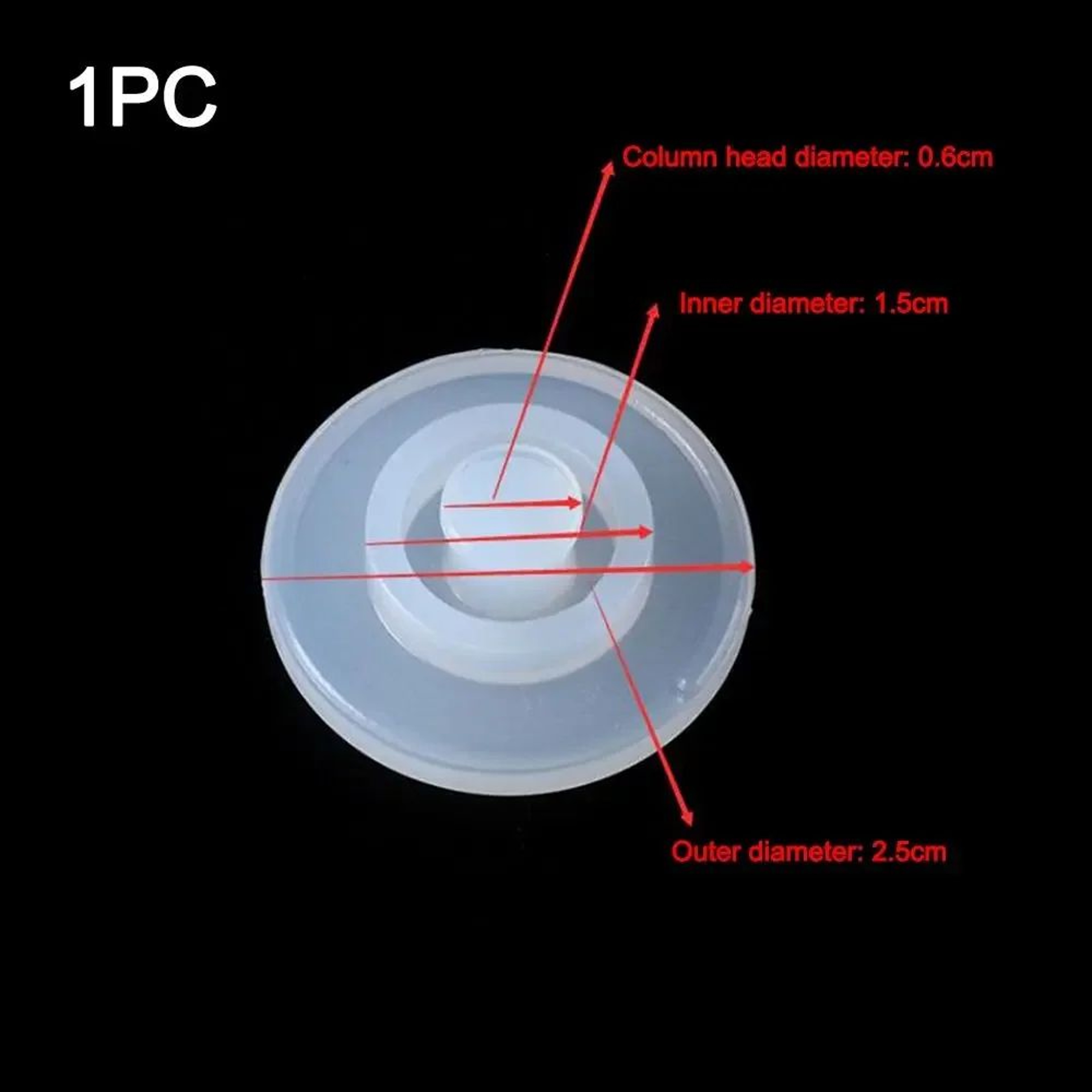 Universal Silicone Bottle Lid Plug  LeakProof NonSpill Replacement Stopper For Water Bottle Lids 6