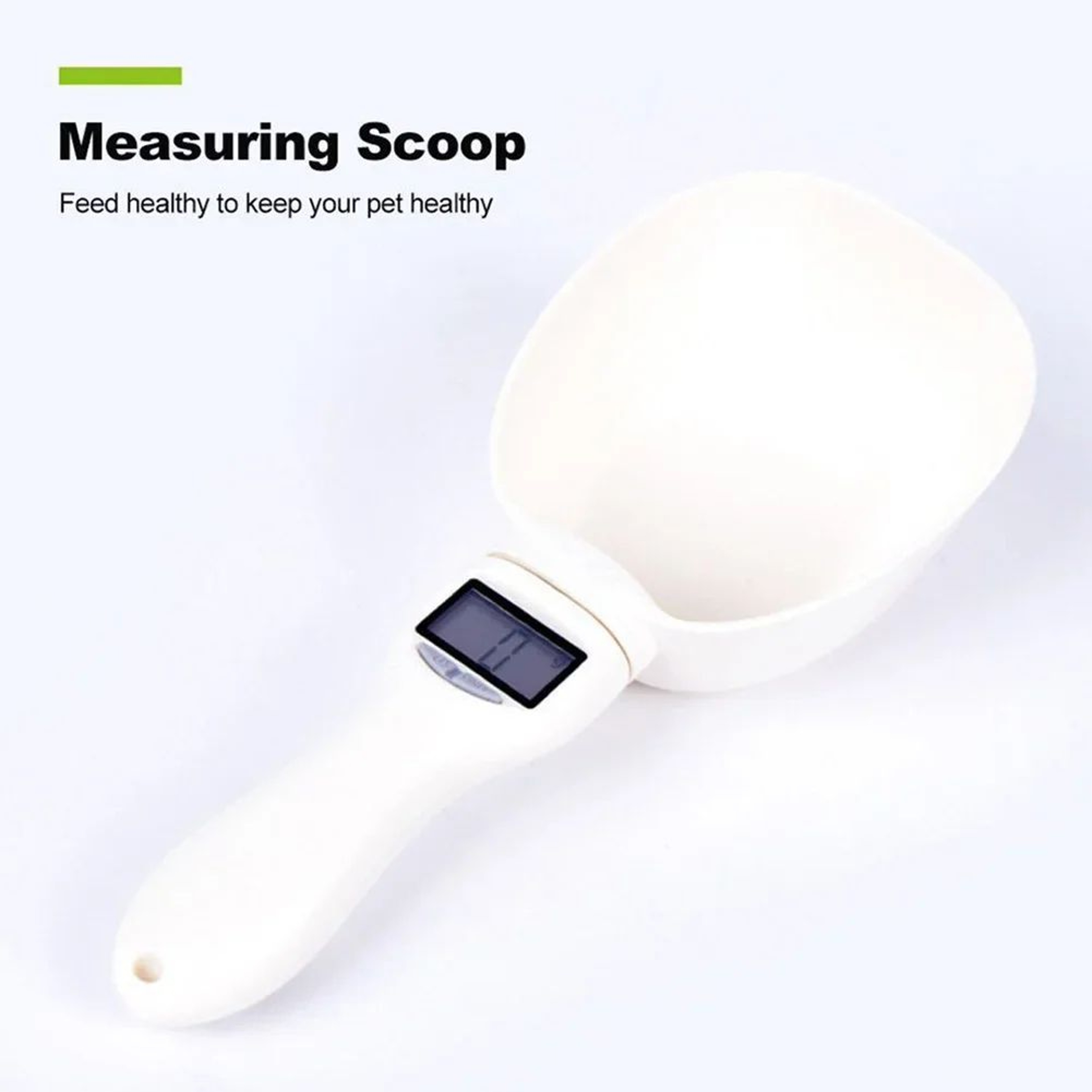 Digital Pet Food Measuring Spoon  LCD Electronic Weighing Scale For Dog  Cat Food With Hanging Hole 4