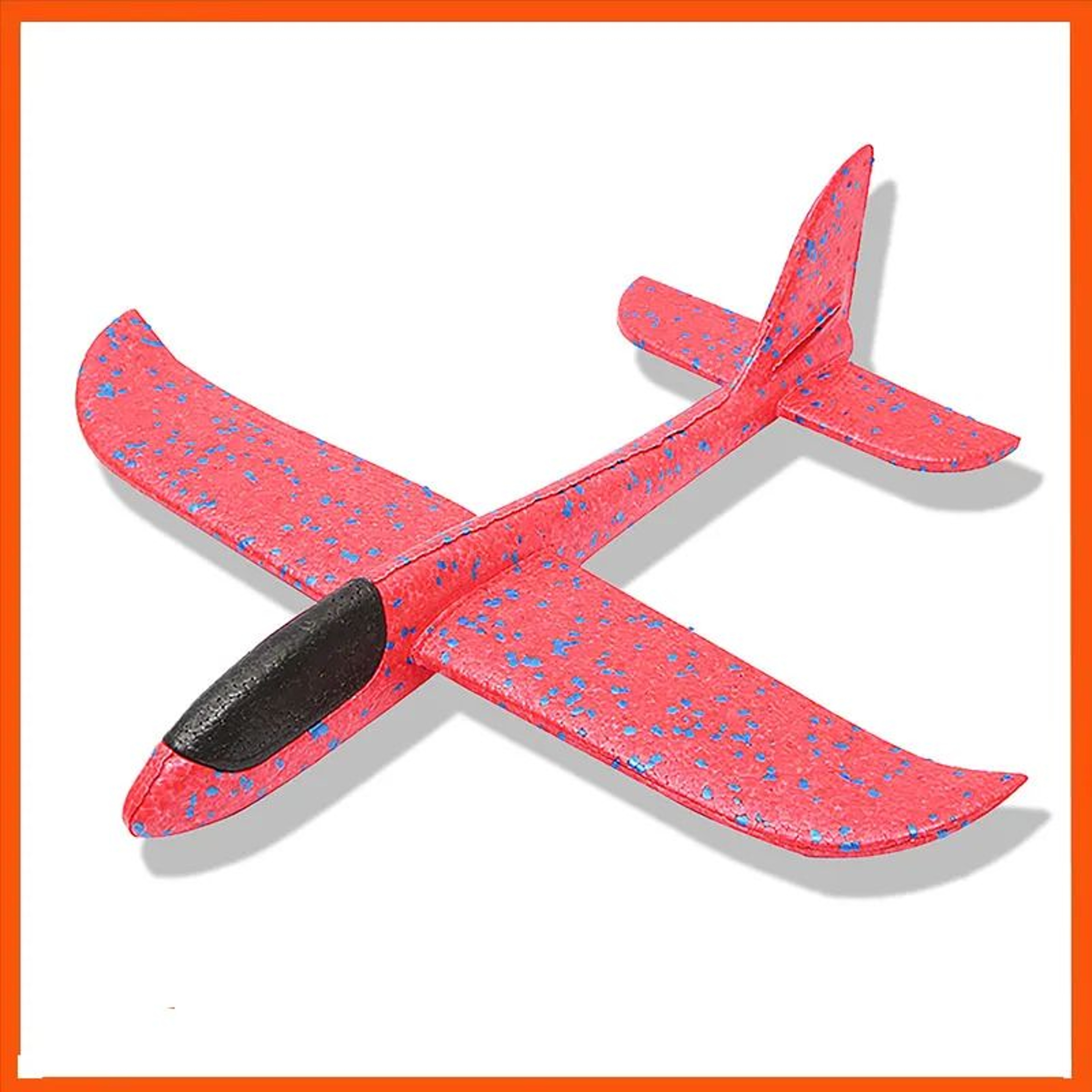 Electric Foam Airplane Toy With LED Lights  Rechargeable HandThrow Glider With Automatic Flight Mod 8