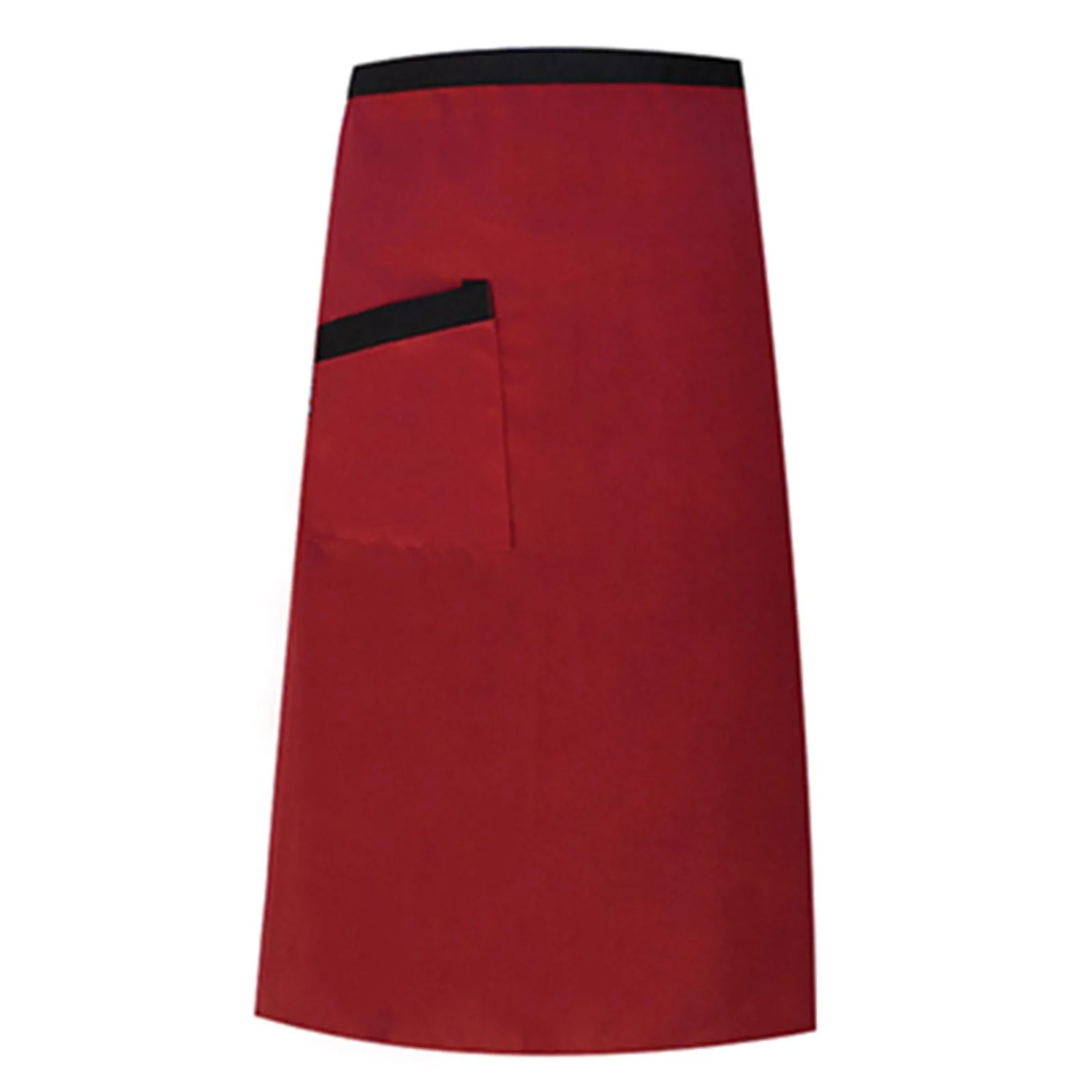 Striped Chef Half Apron  Adjustable Polyester Waist Apron With Pocket For Cooking Catering Restaura 7