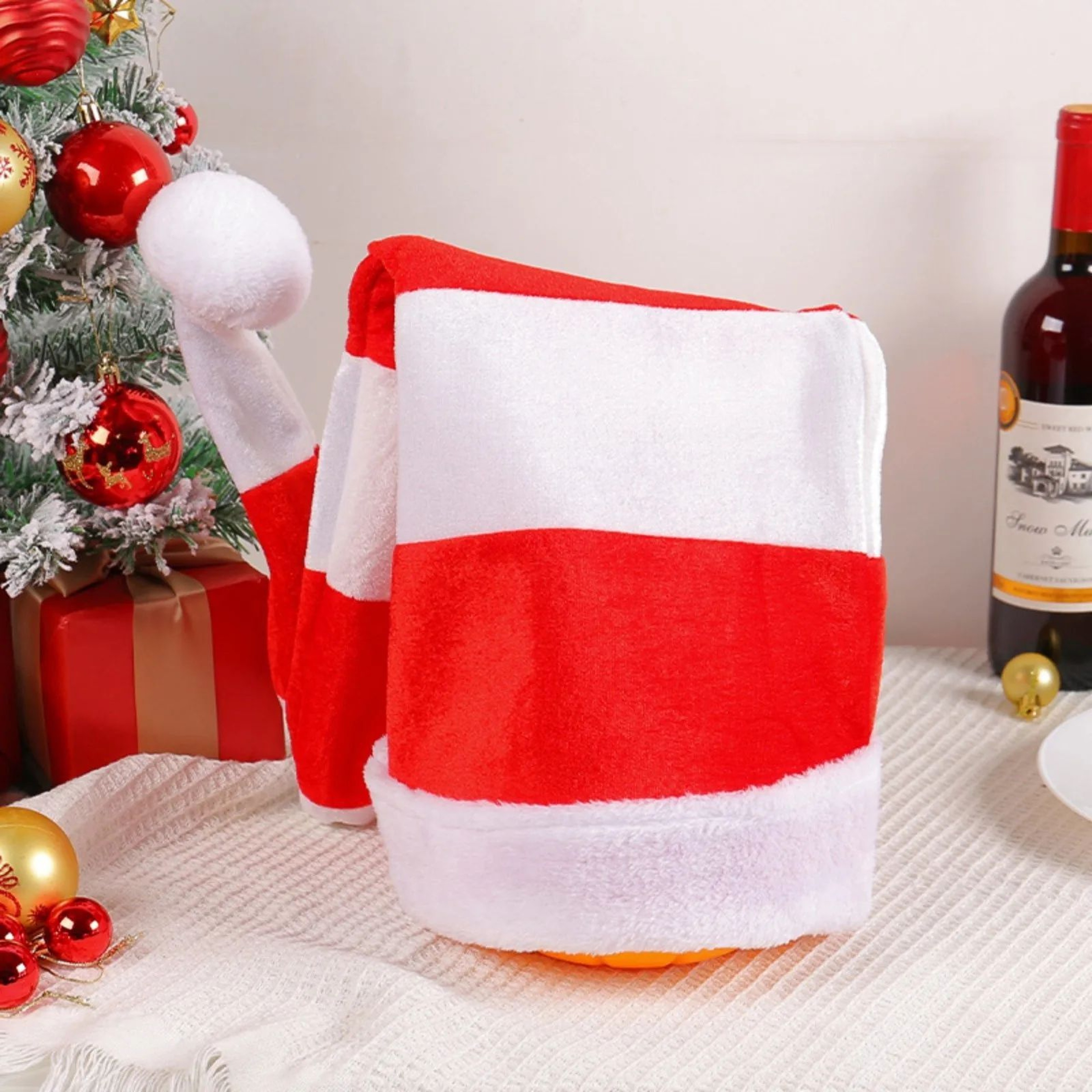 Christmas Long Elf Hat  Red White Green Festive Clown Hat For Holiday Parties Cosplay  Christmas Co 1