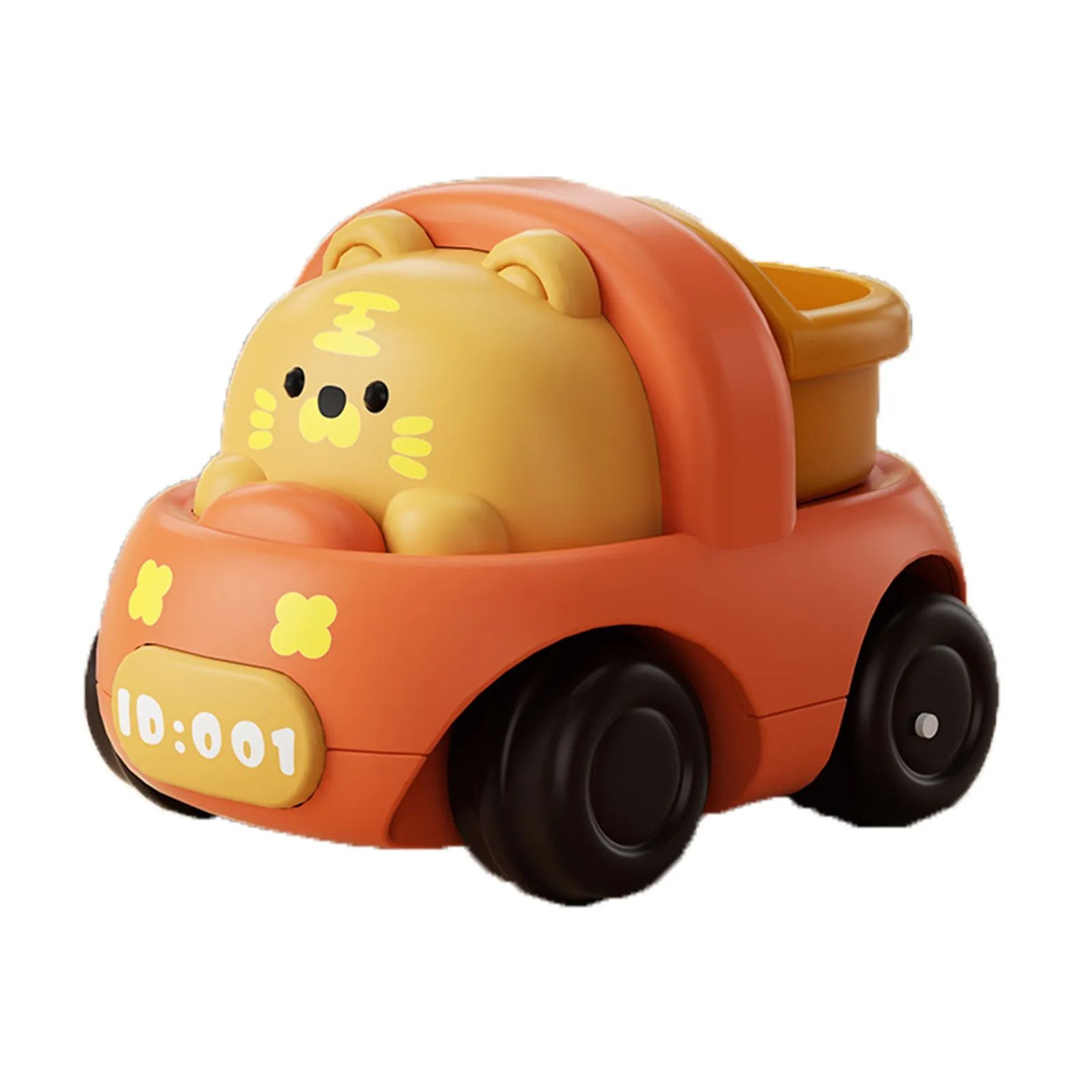 Animal Push And Go Construction Vehicle Toys  Cartoon Engineering Cars For Toddlers Boys  Girls NoB 8