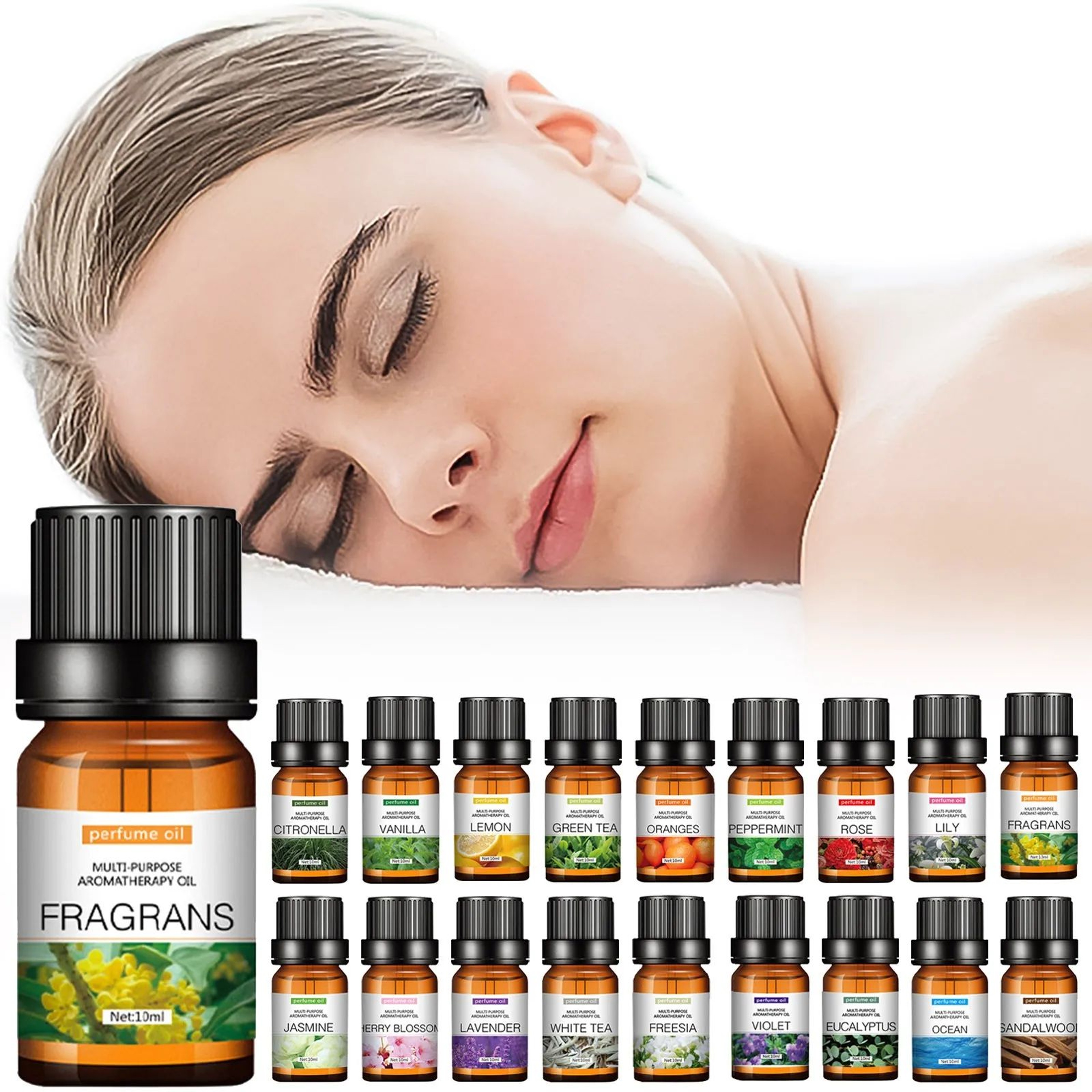 Flower  Fruit Fragrance Oil  WaterSoluble Aromatherapy Oil For Humidifier Diffuser Burner  Fragranc 0