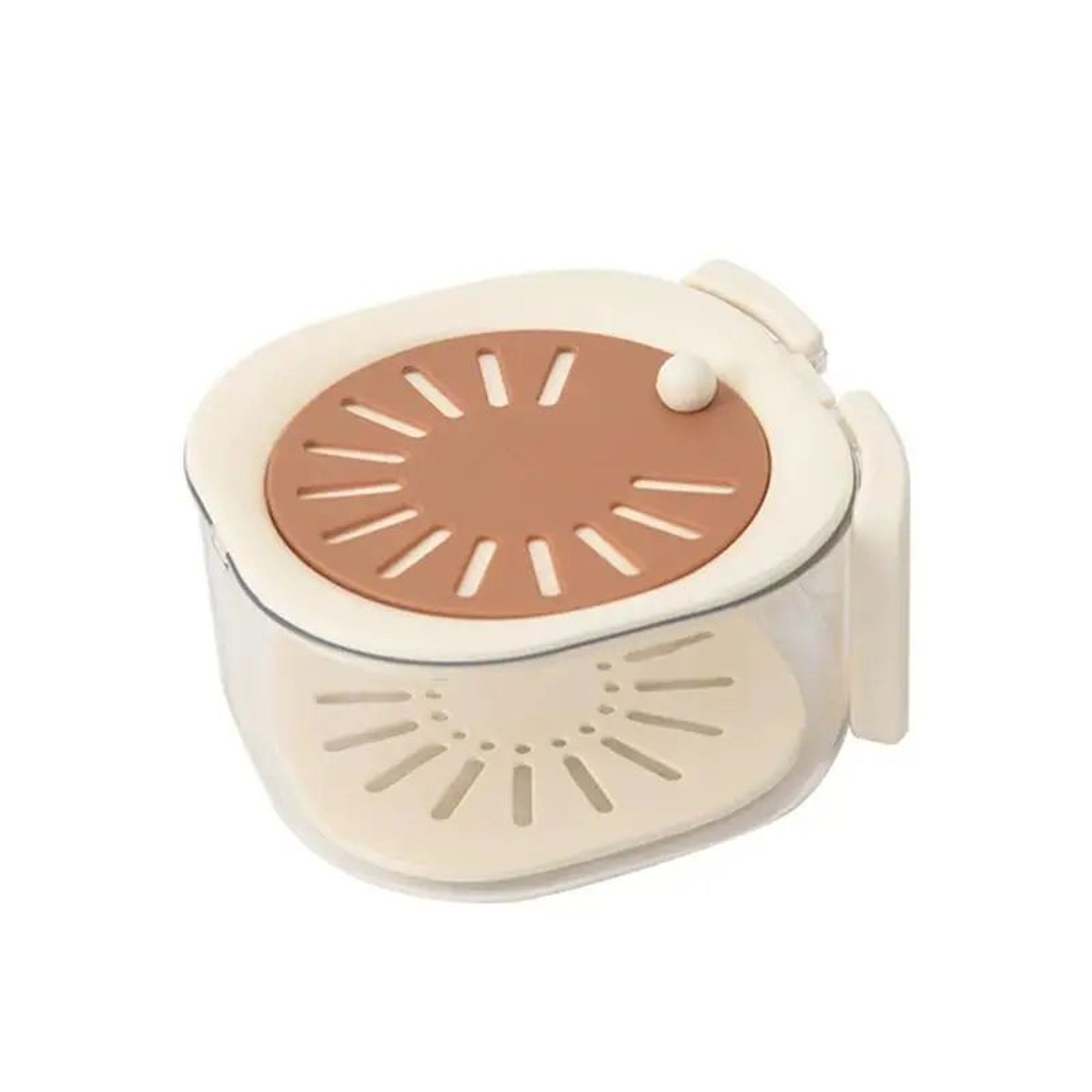 2in1 Vegetable Washing Basin  DoubleLayer Fruit  Veggie Strainer With Lid Drain Basket For Kitchen  5