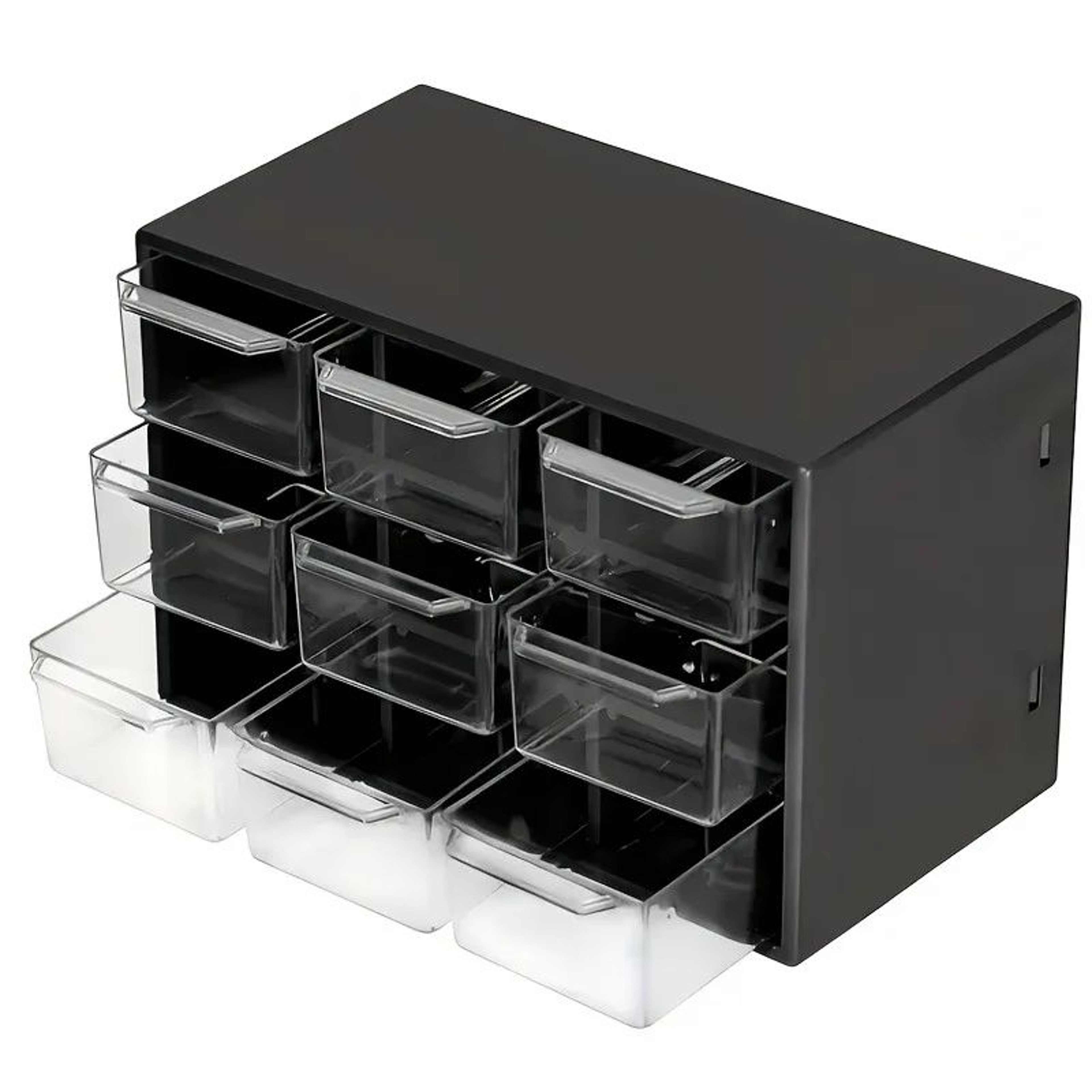 Dustproof MultiGrid Desktop Organizer  Portable Plastic Drawer Storage Box For Jewelry Cosmetics  D 0