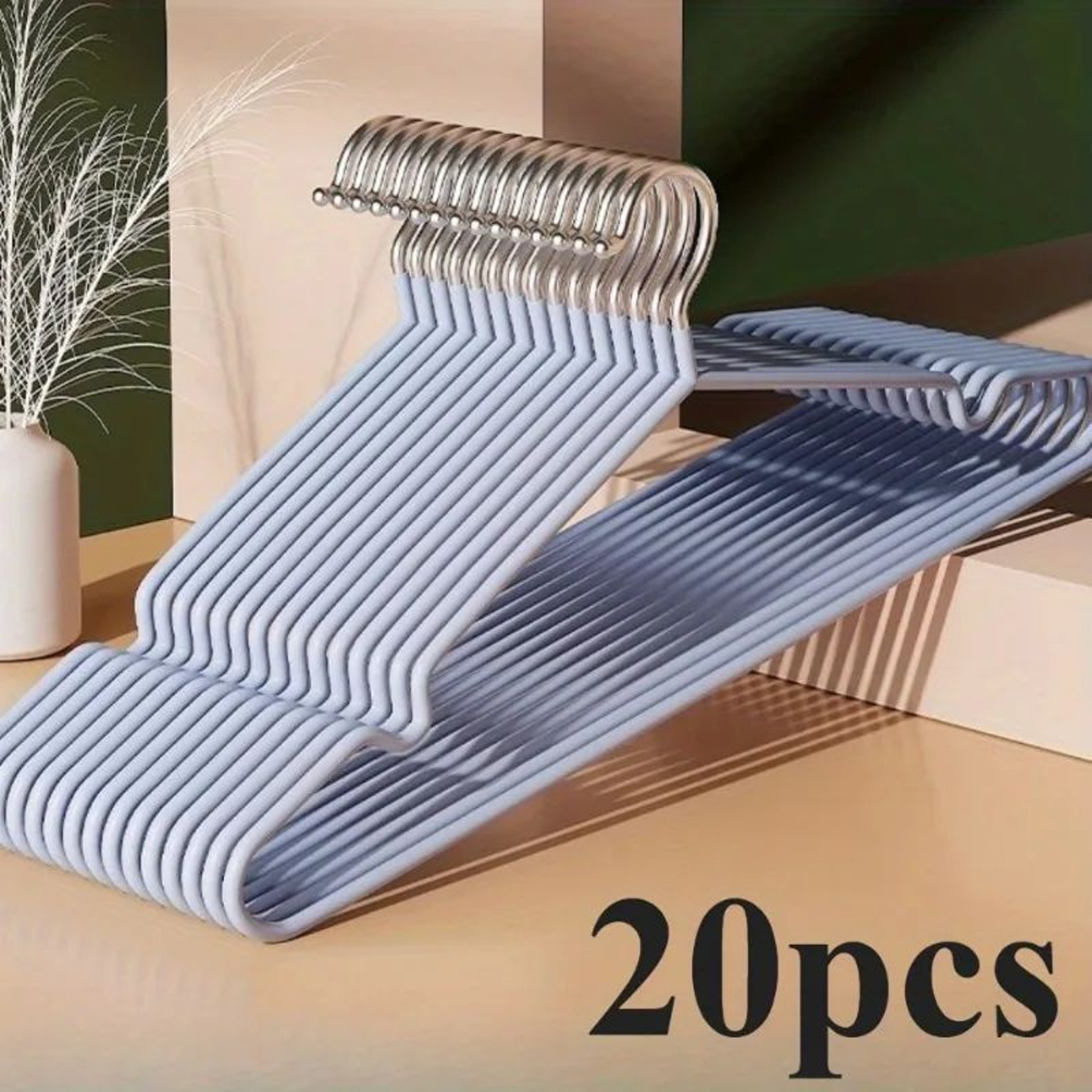 Heavy Duty Metal Clothes Hangers  AntiSlip Space Saving Closet Organizers For Home Boutique Garage  6