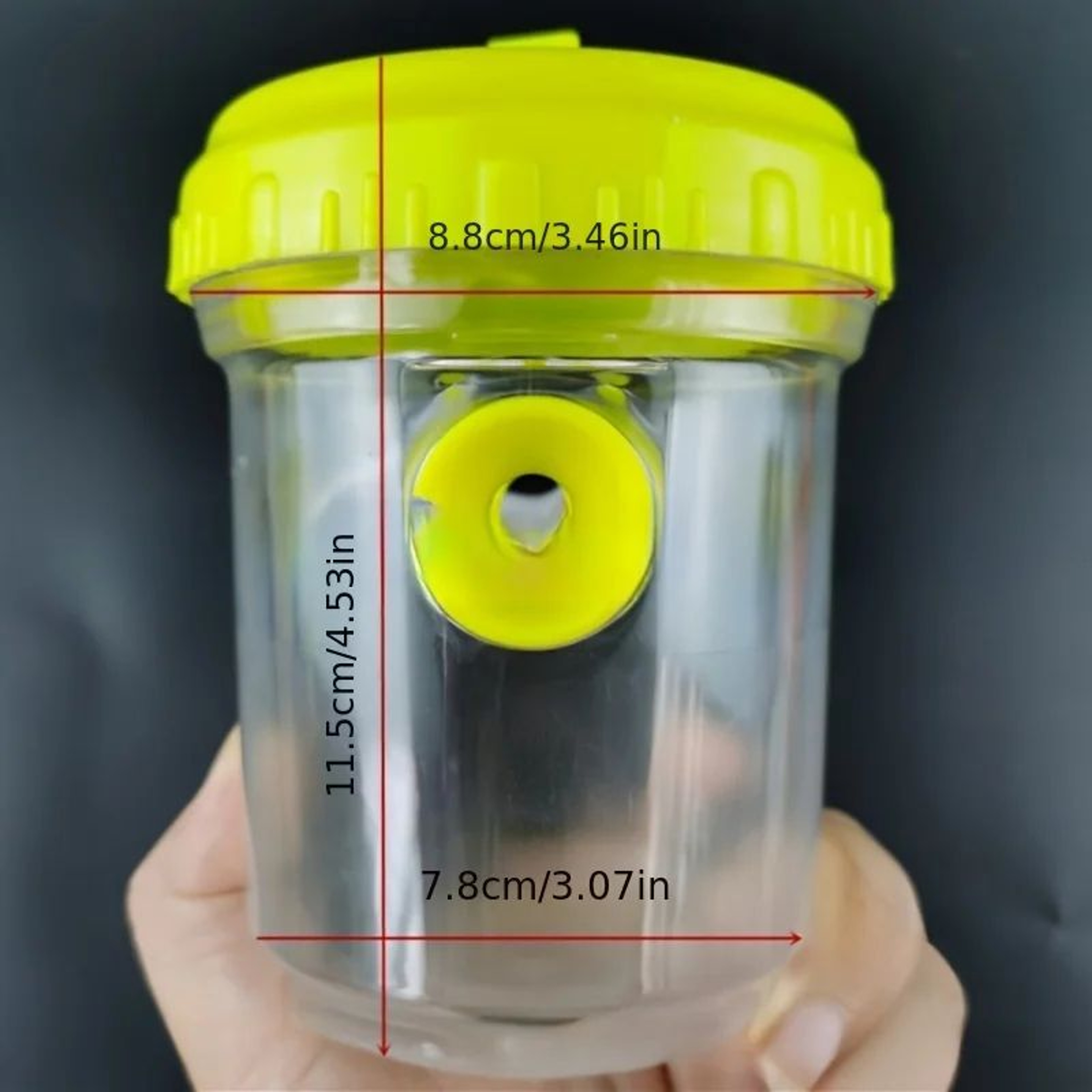 Clear Outdoor Insect Trap  Reusable Plastic Fruit Fly  Wasp Catcher With Lid For Garden Patio  Yard 5