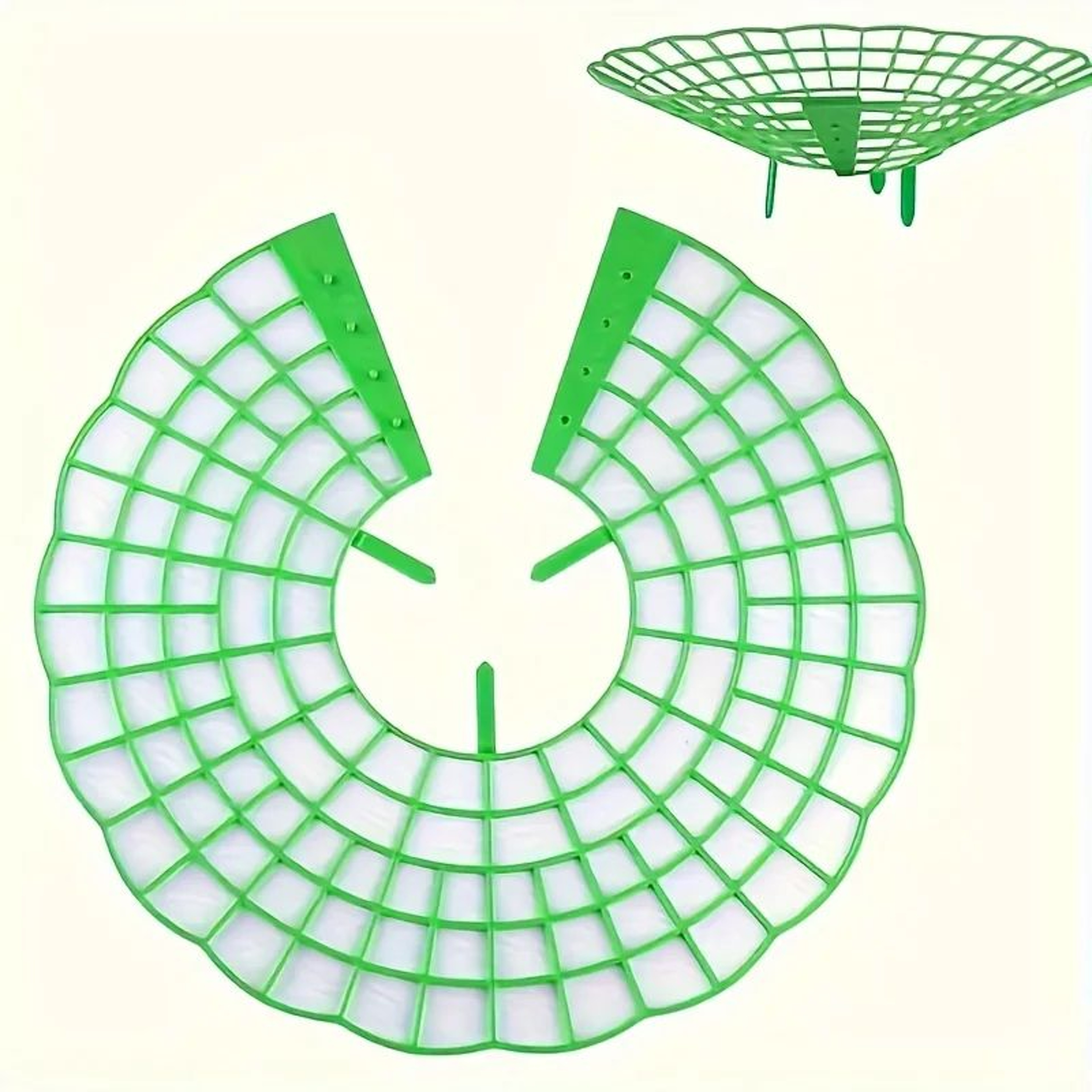 10pcs Strawberry Plant Support Racks  3Legged Plastic Fruit Protector Stands For Watermelon Garden  2
