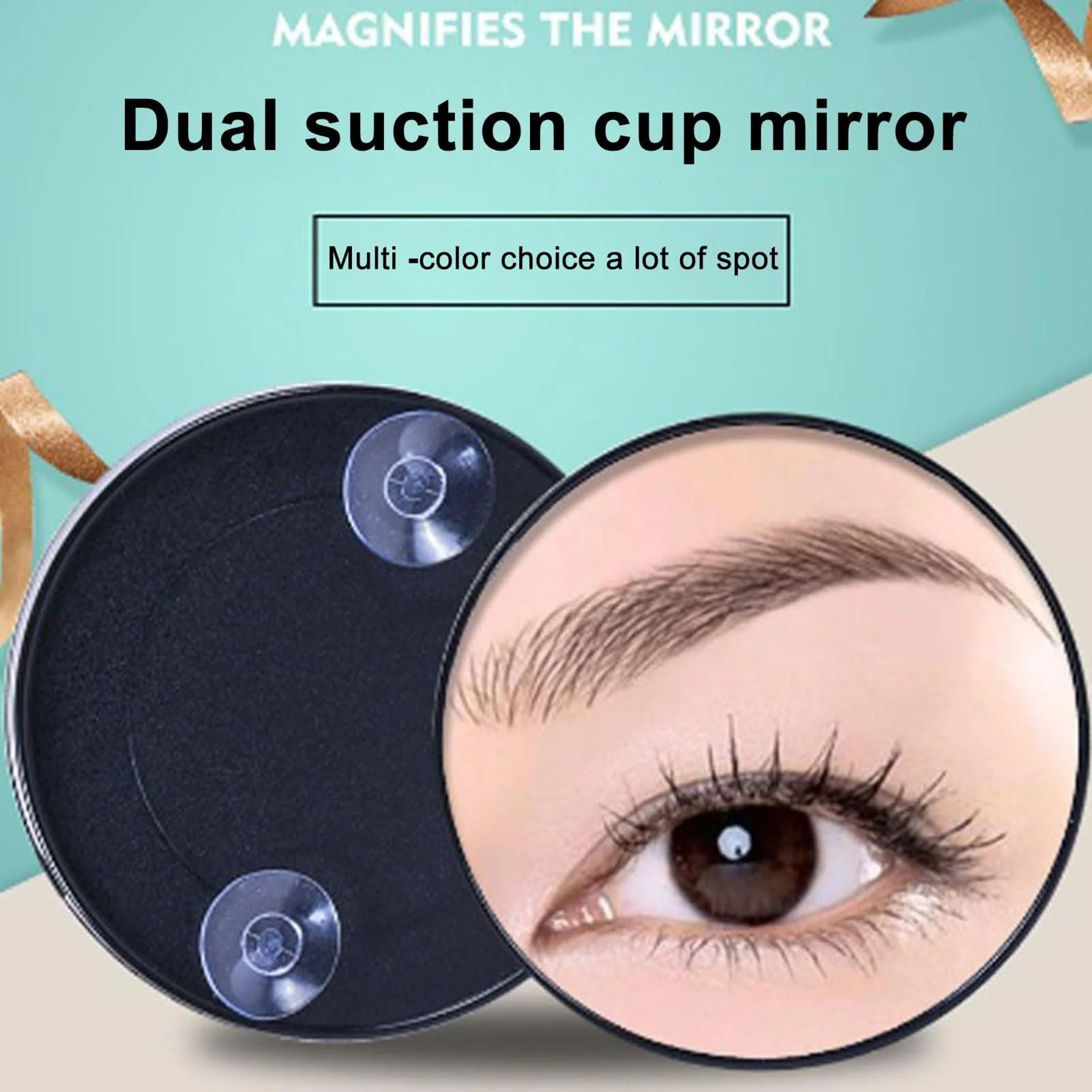 346in 30X Magnifying Makeup Mirror  Portable Suction Cup Vanity Mirror With Stainless Steel Tweezer 3