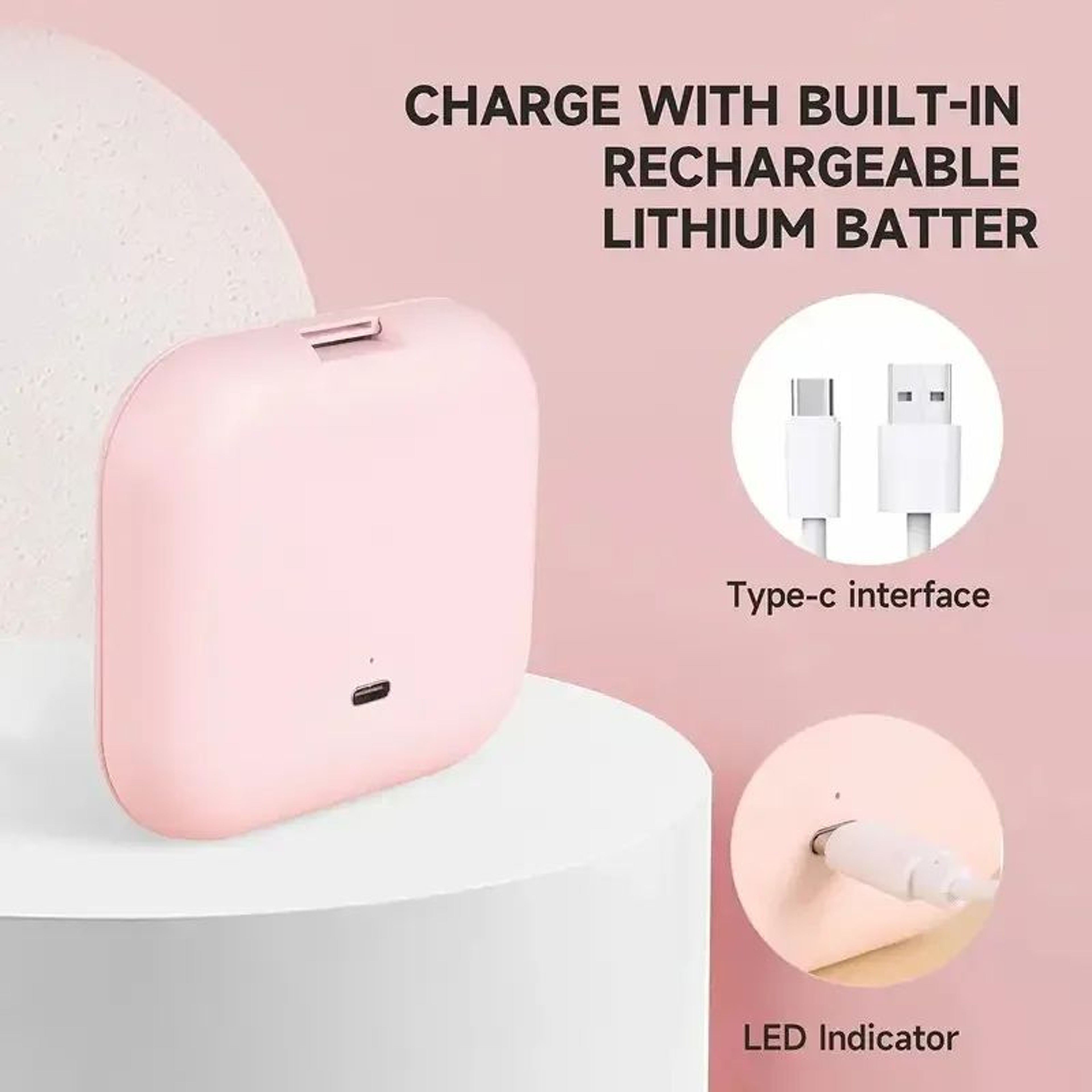 Portable LED Compact Makeup Mirror  1X2X Magnification Folding Pocket Mirror With Lights For Purse  4