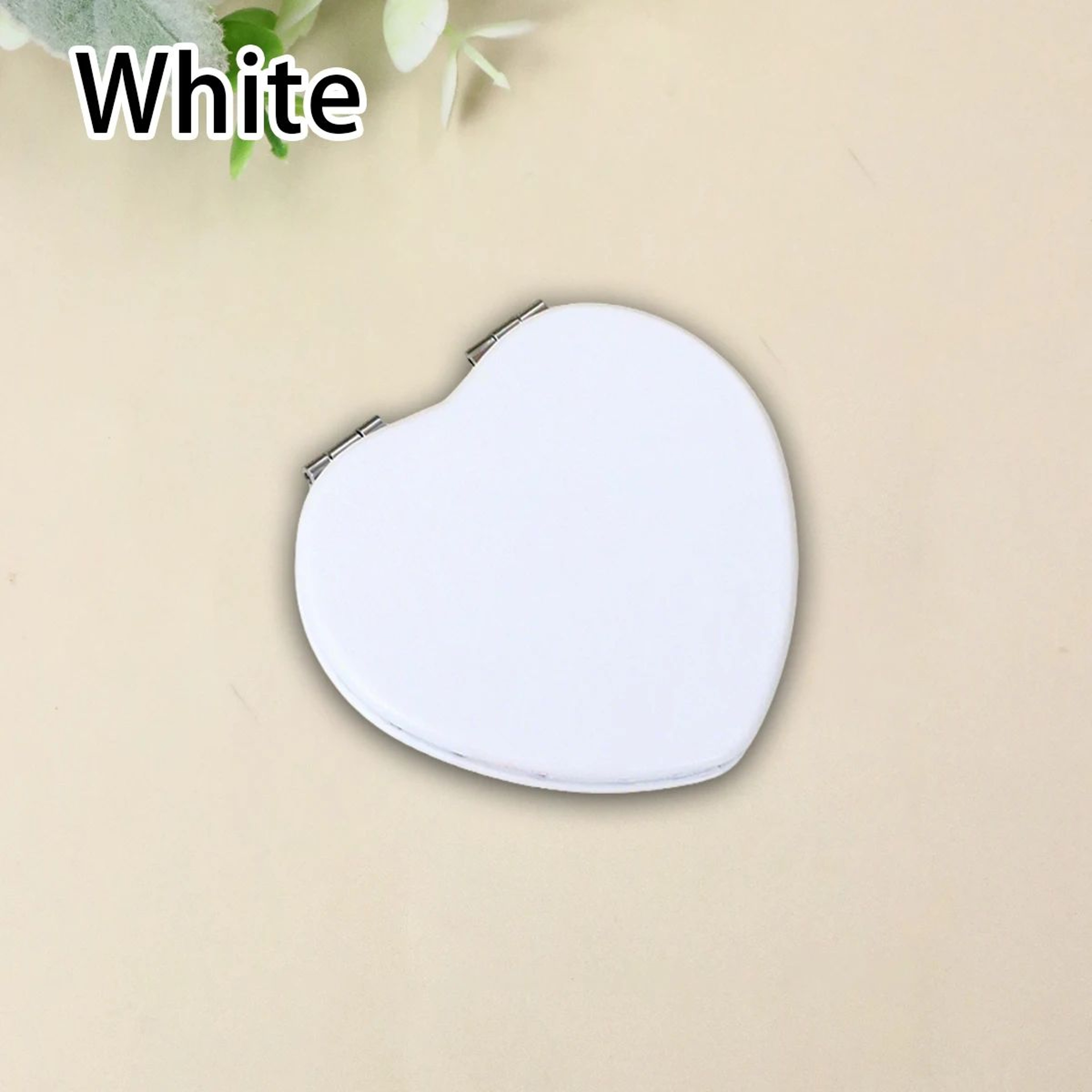 Heart Pocket Mirror  Cute Folding Makeup Compact For Handbag Travel Daily Touch Ups  Portable Beaut 8