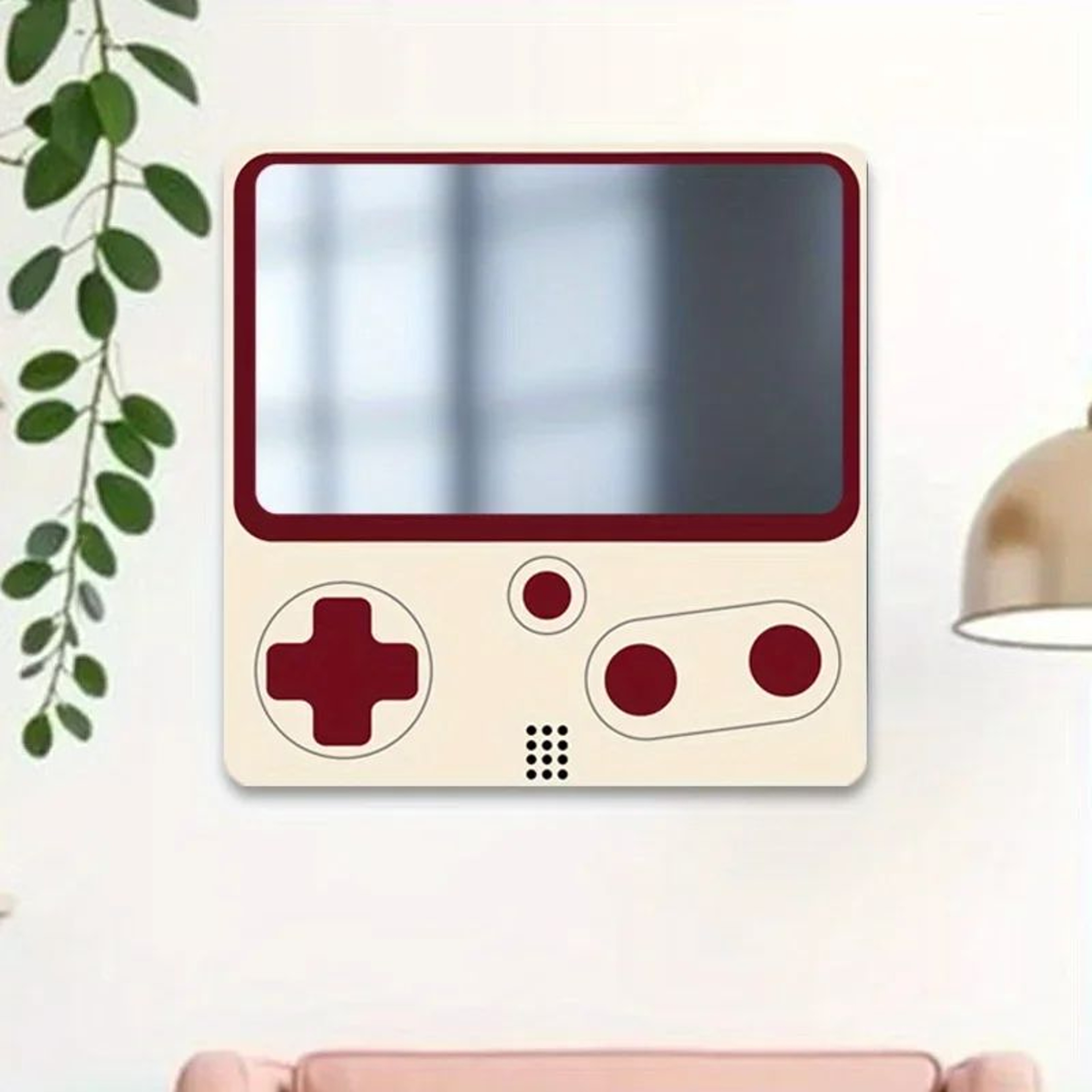 787 In SelfAdhesive Game Console Wall Mirror  Halloween Decorative Plastic Mirror For Bedroom Bathr 1