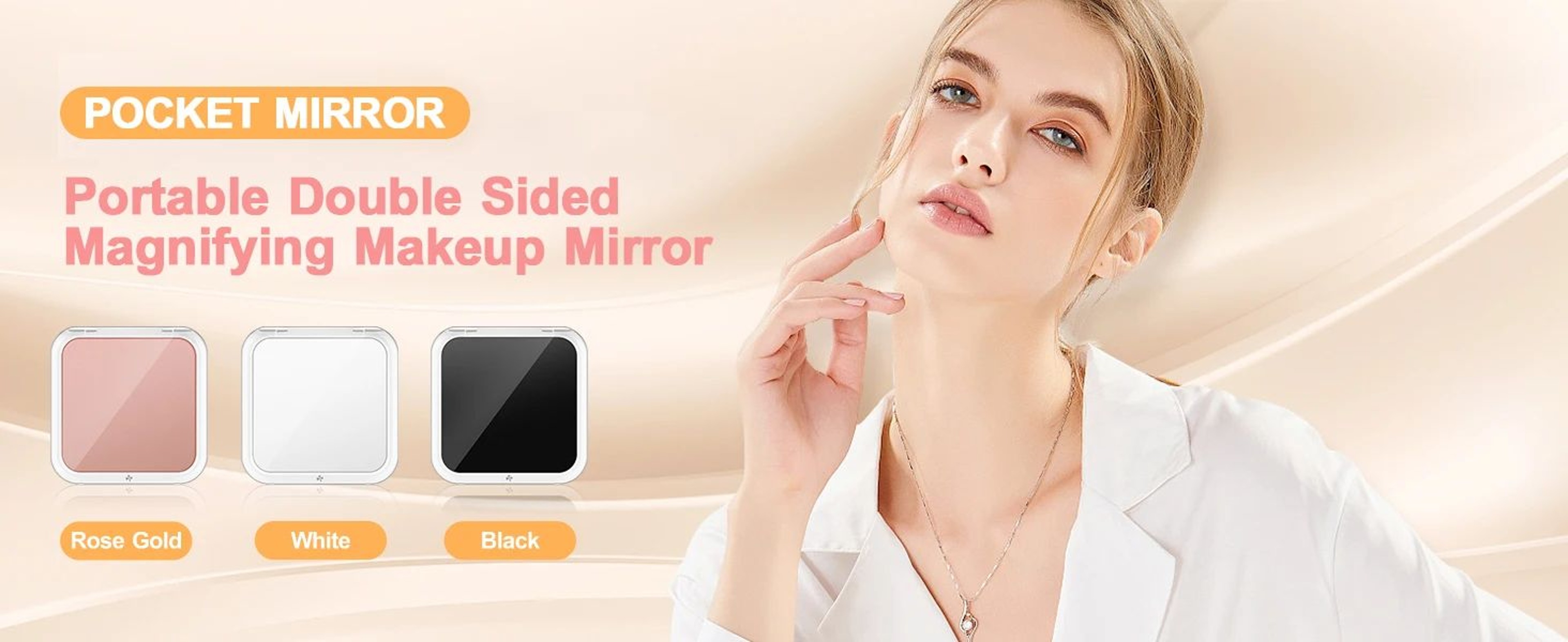 Compact 30X Magnifying Makeup Mirror  DoubleSided 1X Folding Travel Cosmetic Mirror With Tweezers F 6
