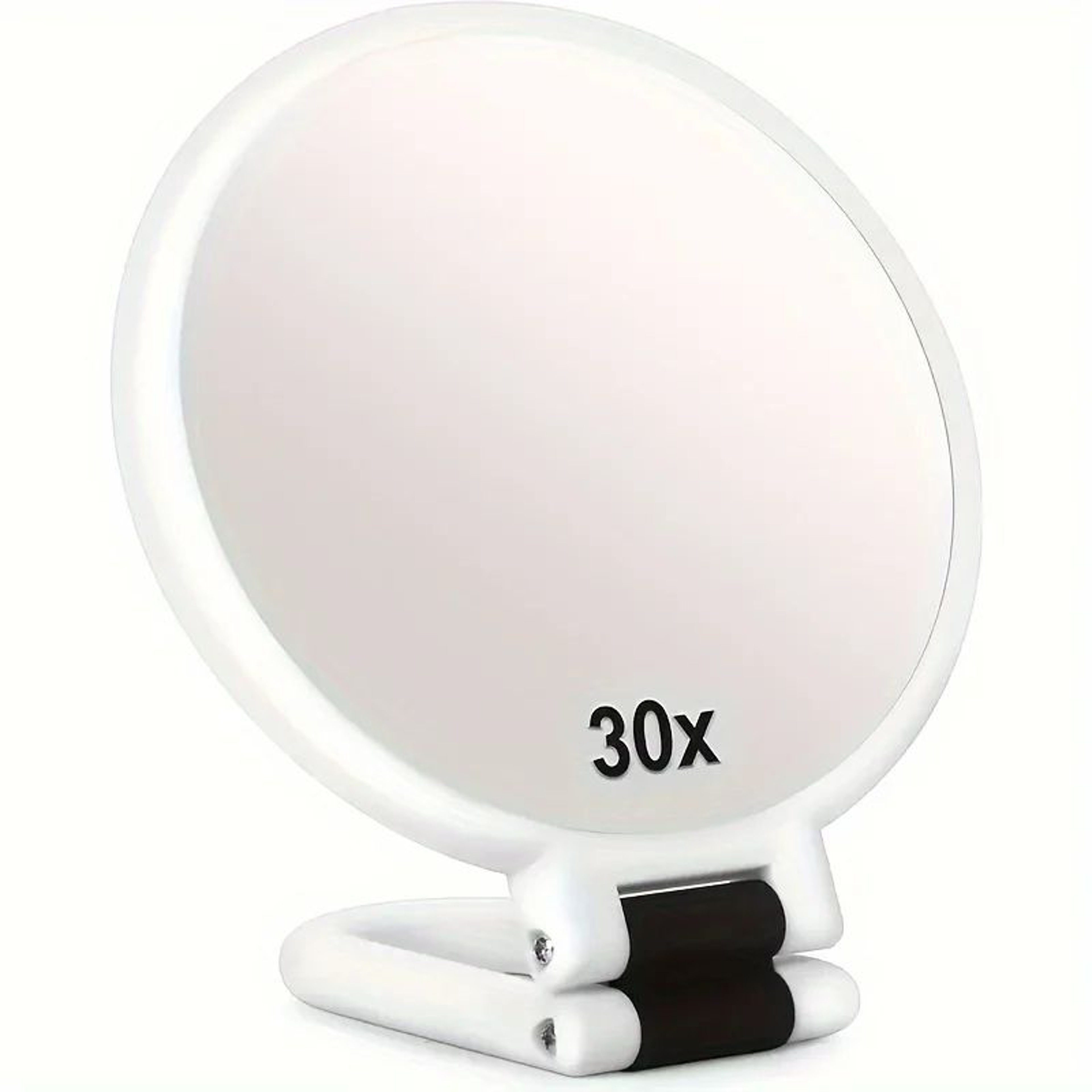 Portable 360 DualSided Makeup Mirror  1X 30X Magnifying Handheld Travel Mirror With Adjustable Blac 10