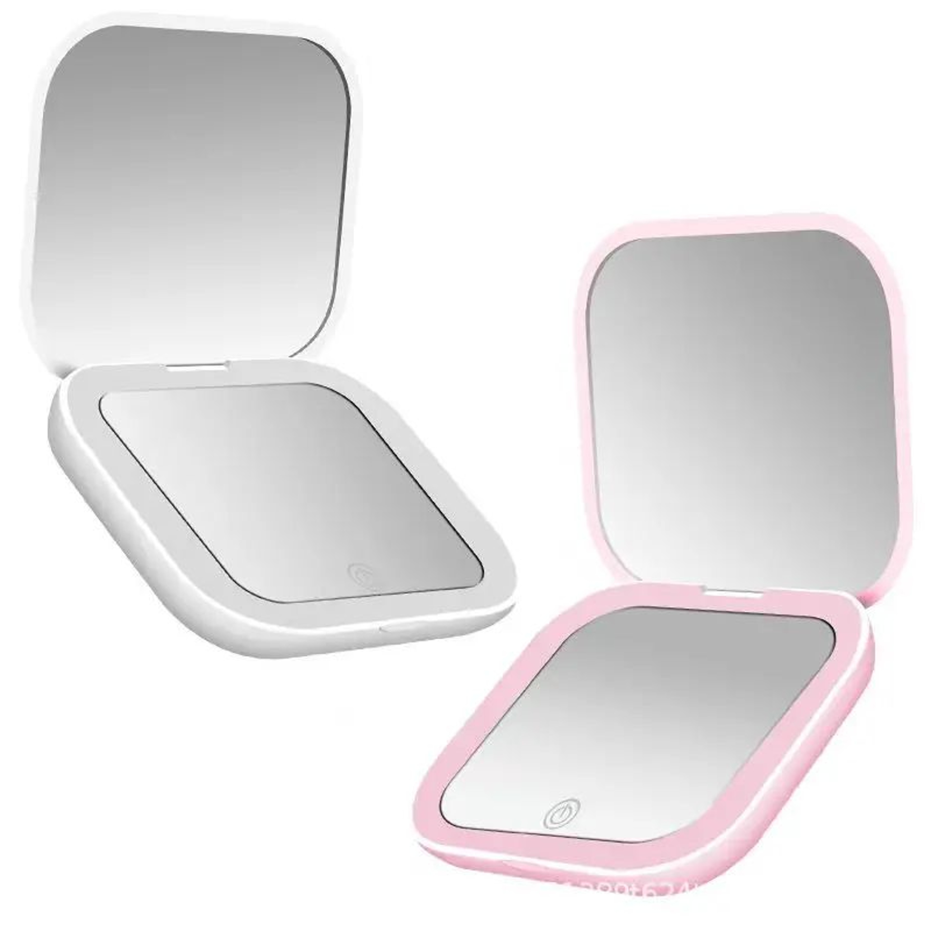 Mini Portable Folding LED Makeup Mirror  Magnifying Compact Pocket Vanity Mirror For Travel Makeup  5