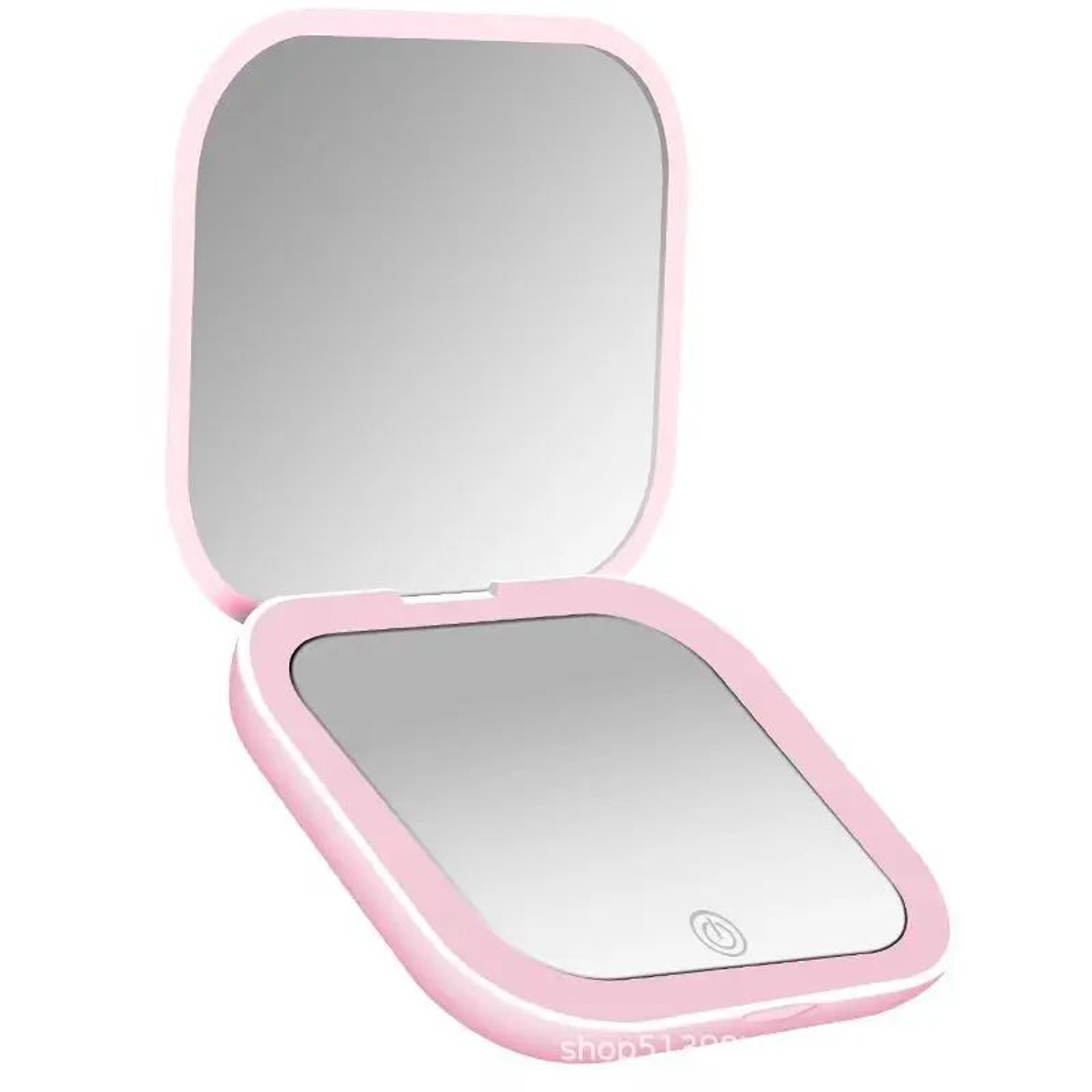 Mini Portable Folding LED Makeup Mirror  Magnifying Compact Pocket Vanity Mirror For Travel Makeup  6