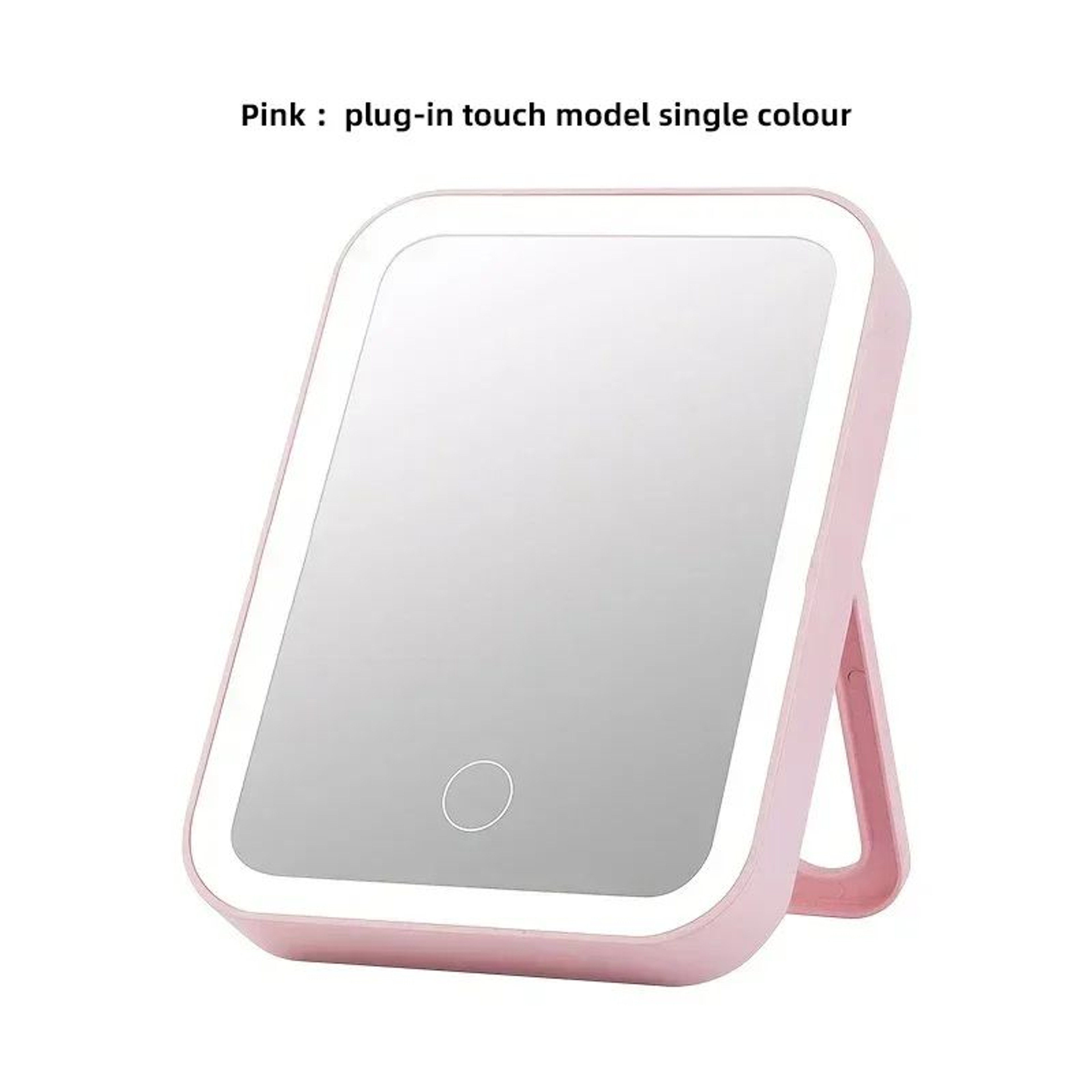 LED Makeup Vanity Mirror  Touch Screen Dimming USB Charging Portable Lighted Mirror For Makeup Skin 4