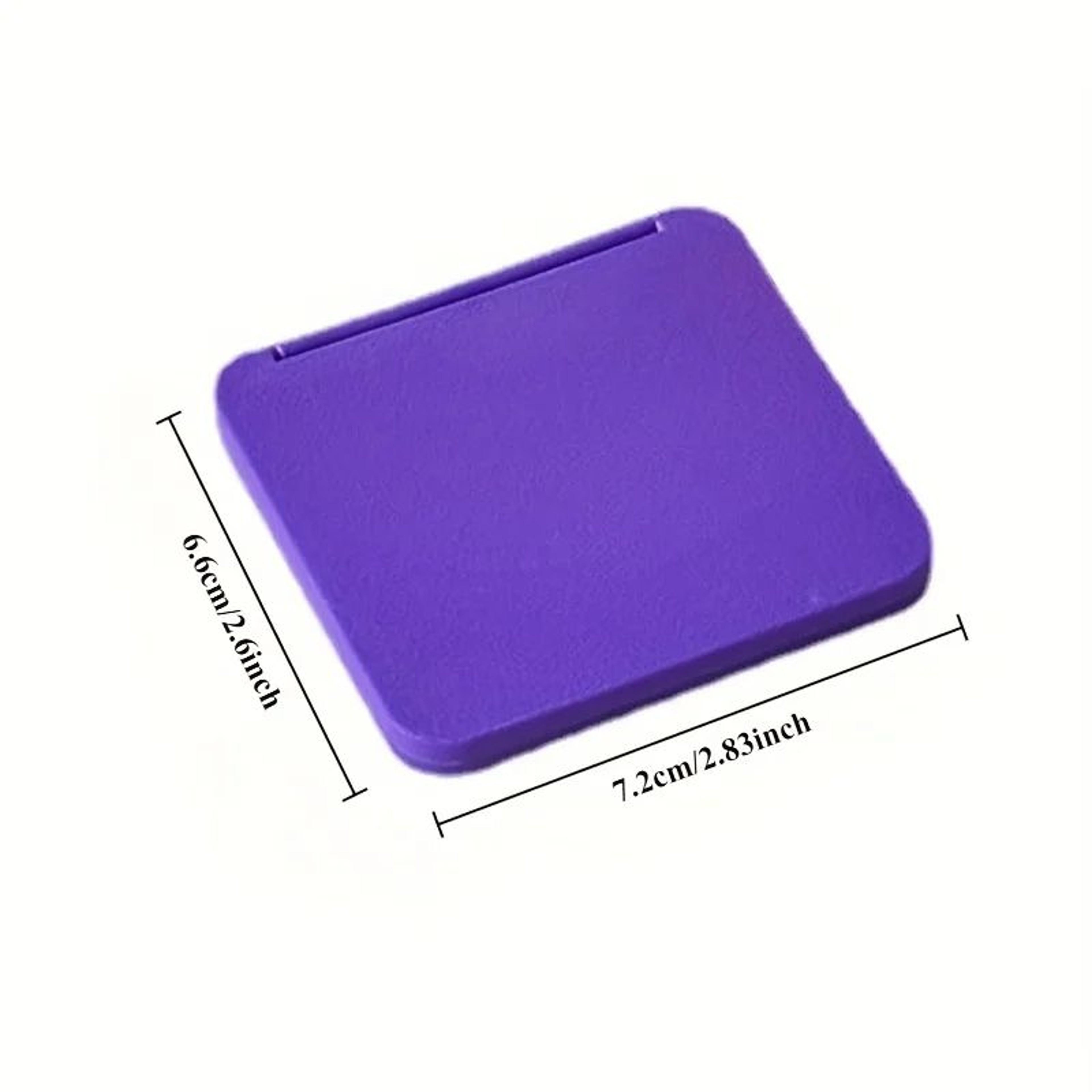 DoubleSided Square Compact Makeup Mirror  Portable Pocket Vanity Mirror With Glass Surface For Wome 5
