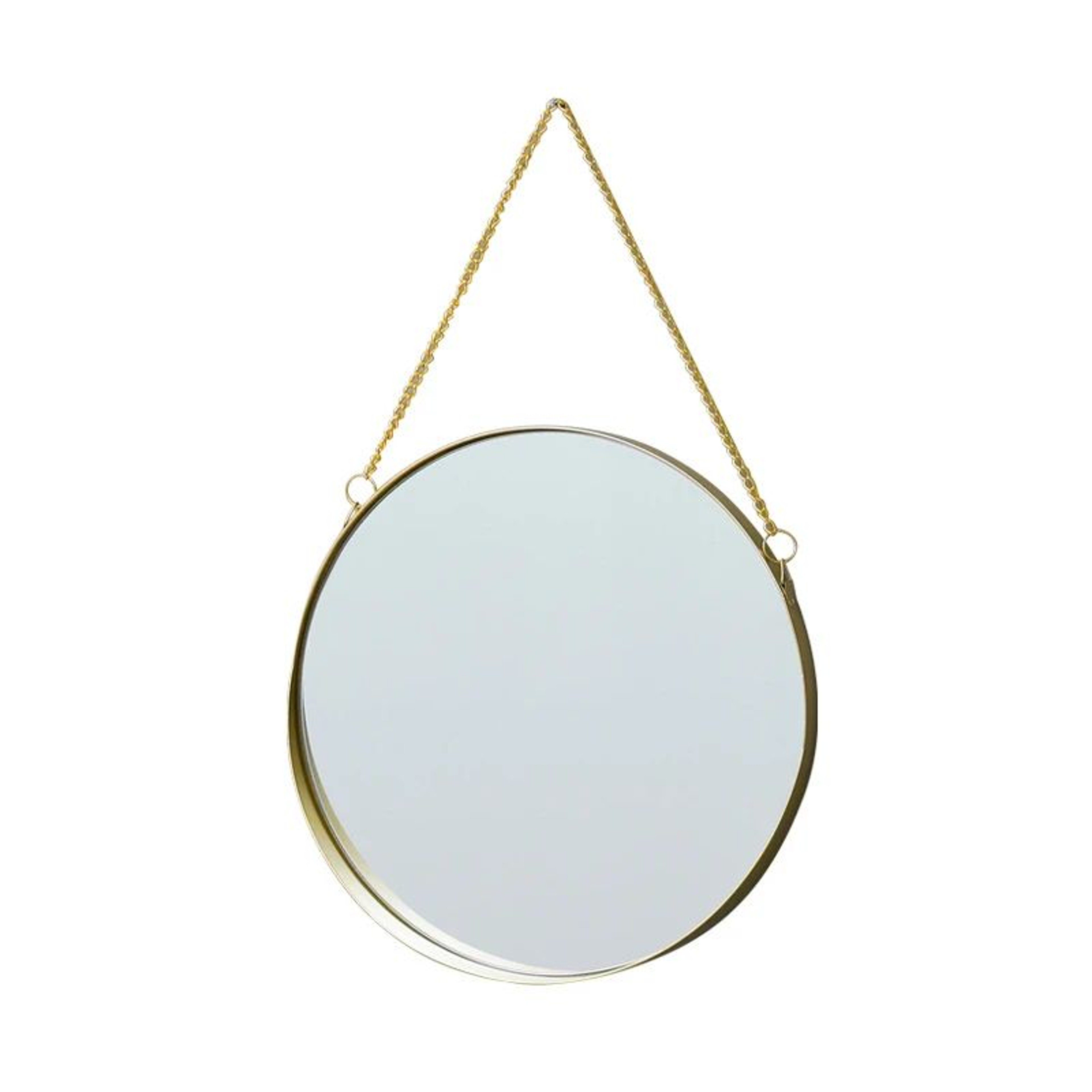 Nordic Round Wall Mounted Mirror  Wrought Iron Decorative Makeup Vanity Mirror For Bathroom Dorm Be 4